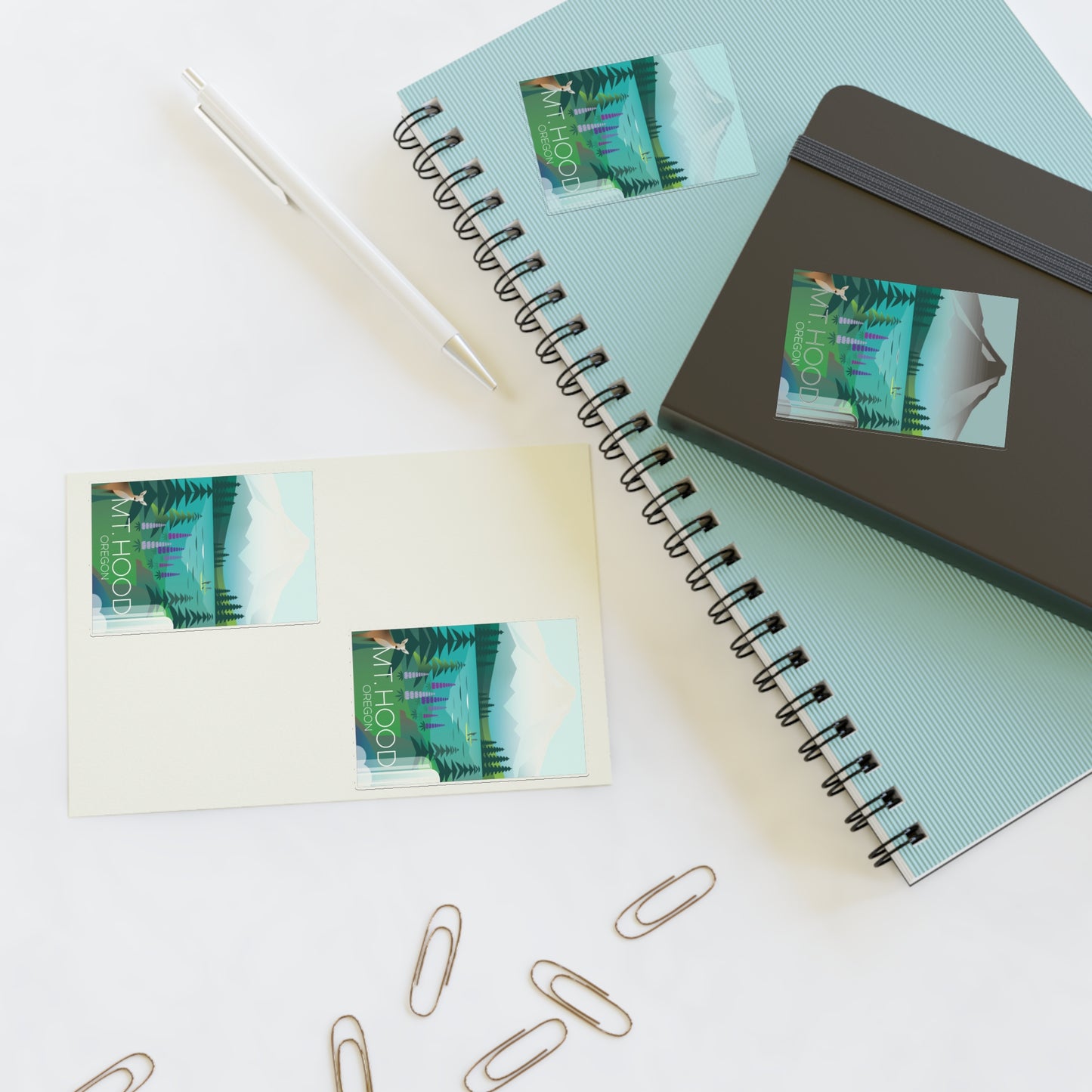 Feuille d’autocollants pour capot de montage
