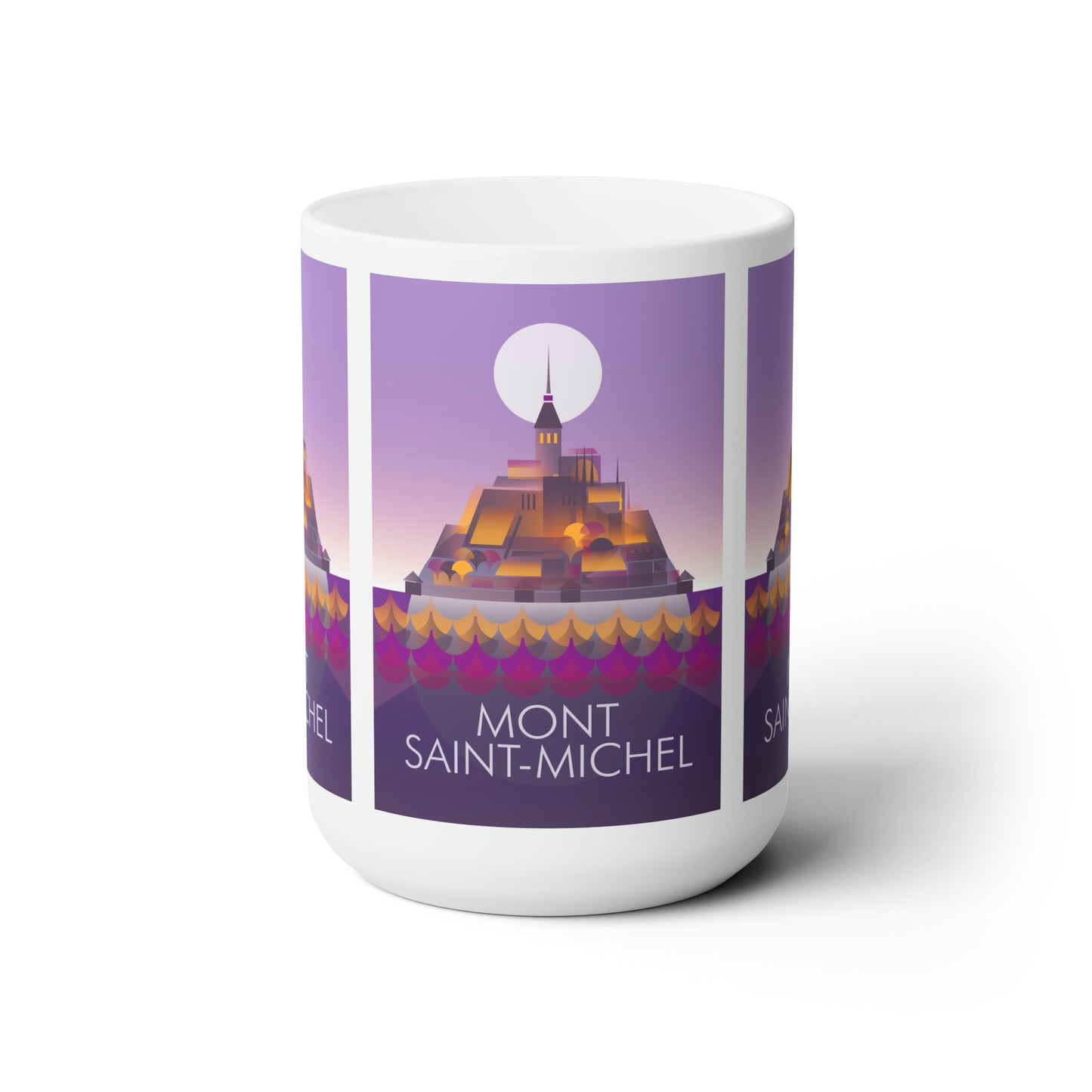 Mont Saint-Michel Keramikbecher 11oz oder 15oz