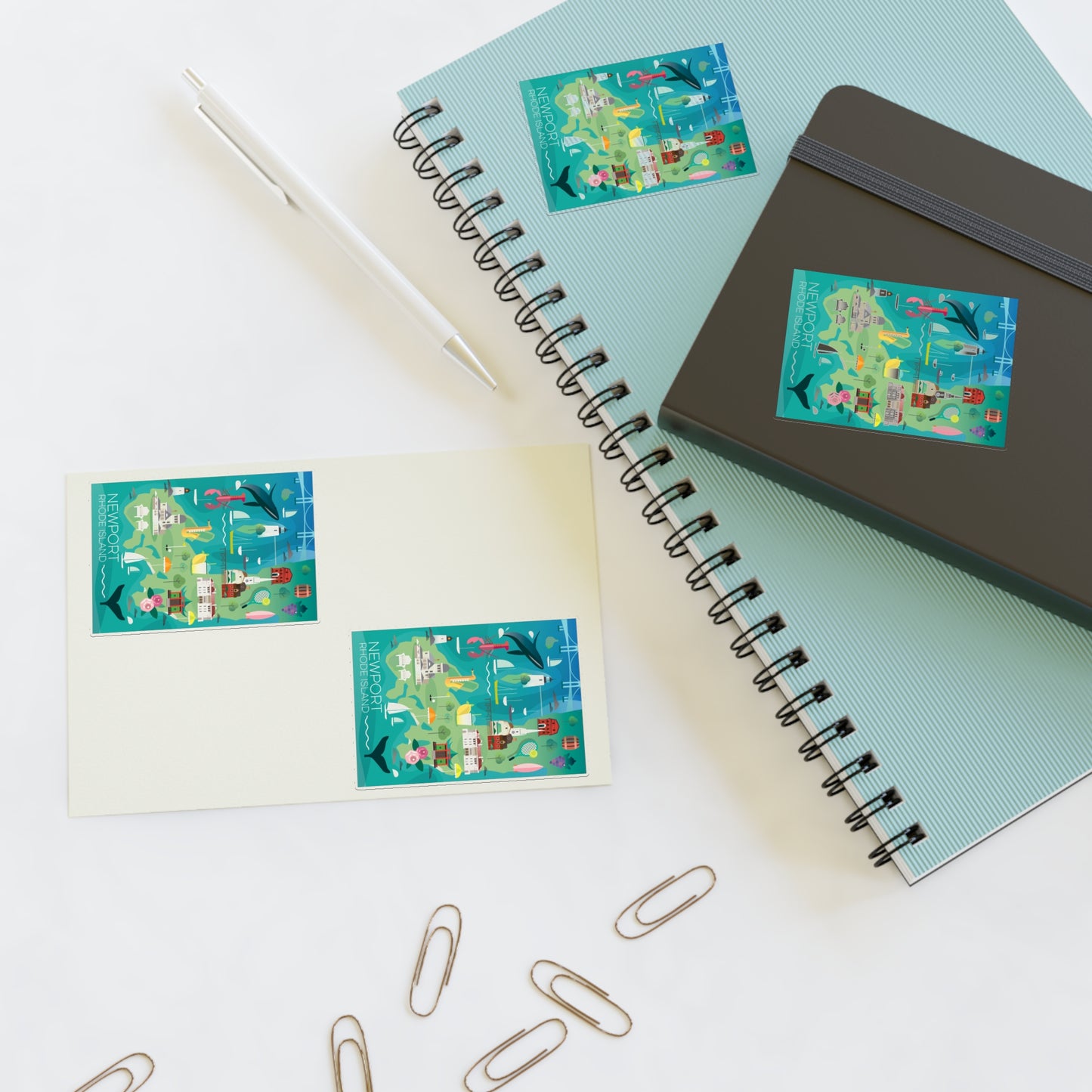Feuille d’autocollants Newport