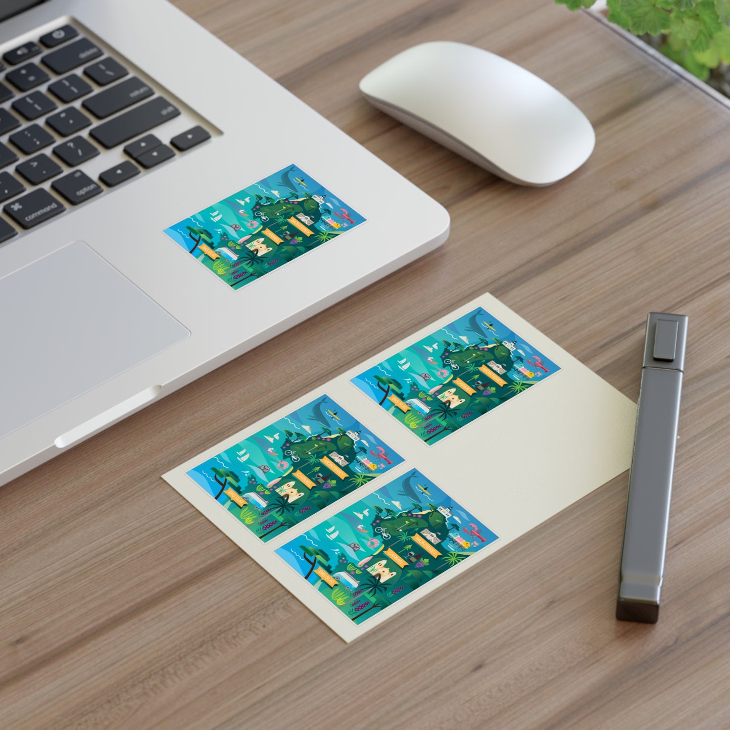Feuille d’autocollants Monterey + Carmel