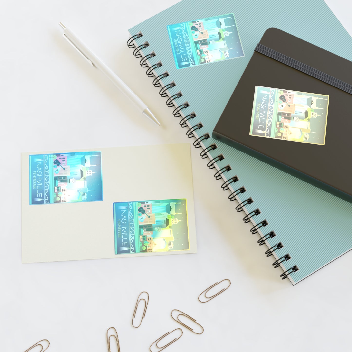 Feuille d’autocollants Nashville