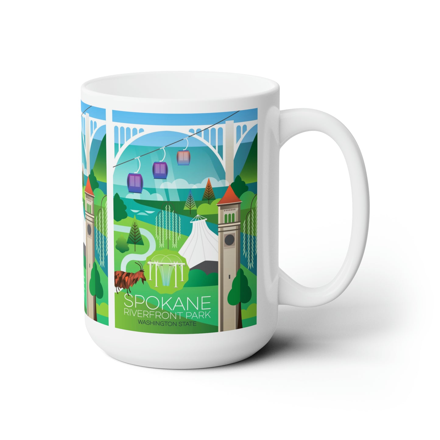 Tasse en céramique Spokane 11oz ou 15oz