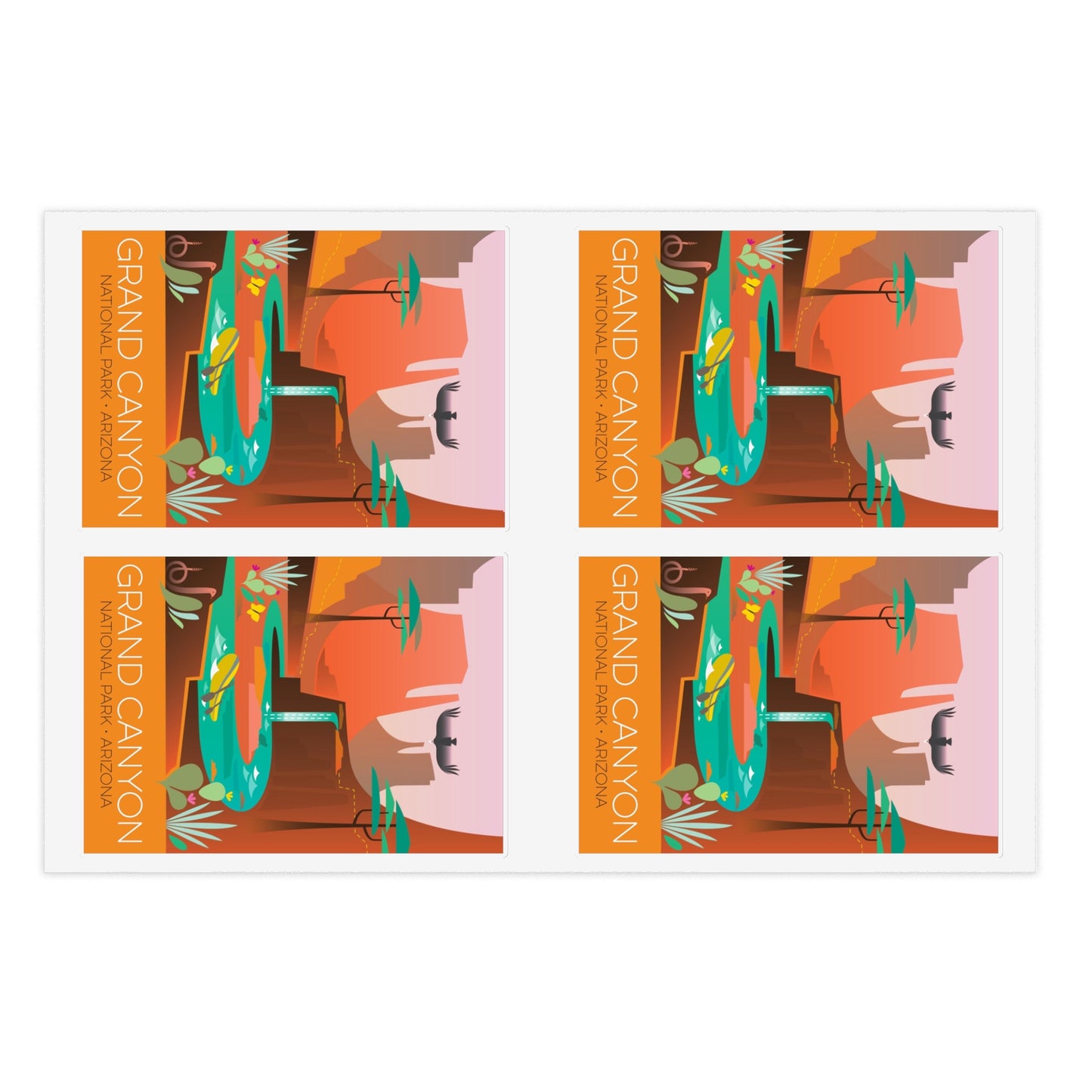 Feuille d’autocollants Grand Canyon 1