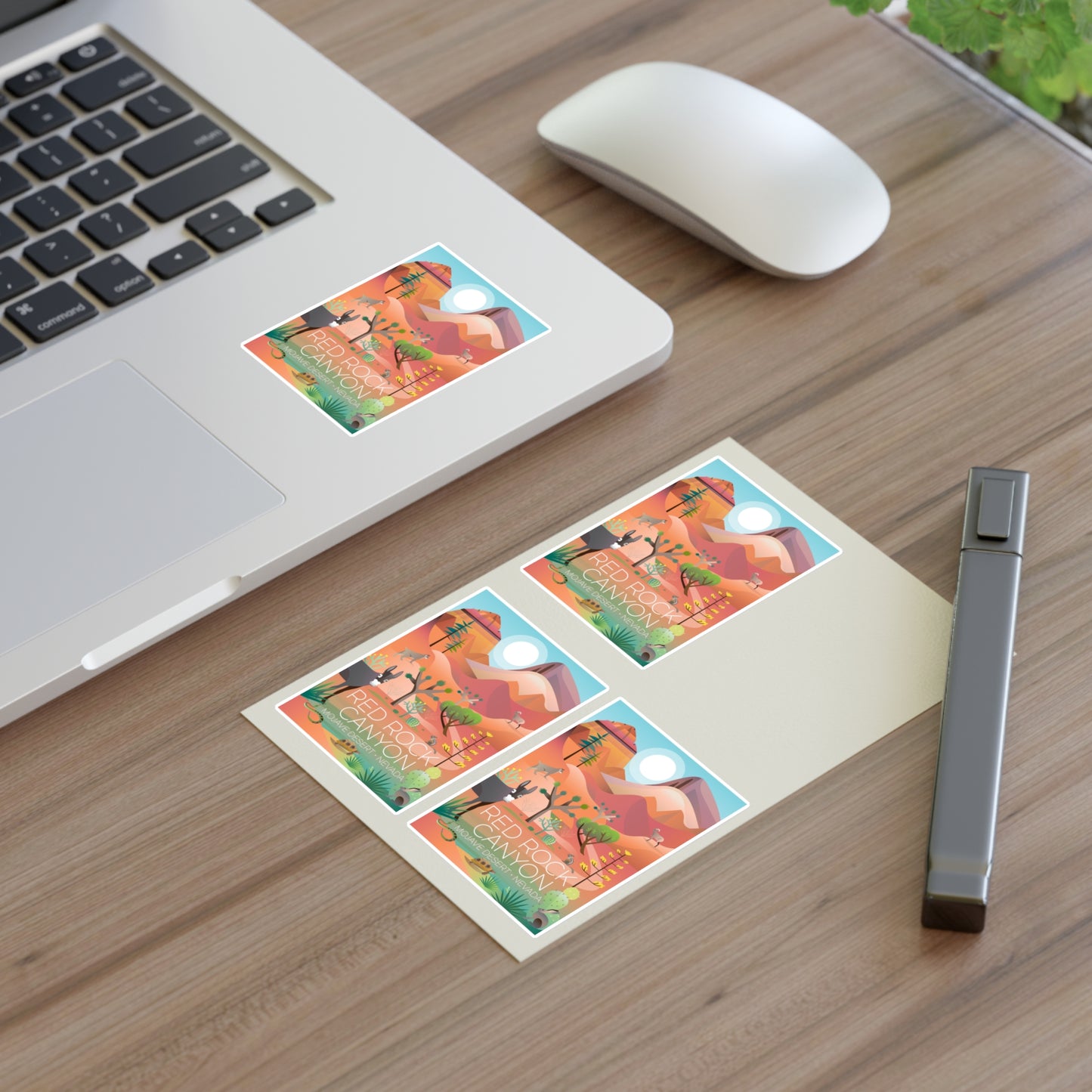 Red Rock Stickerbogen