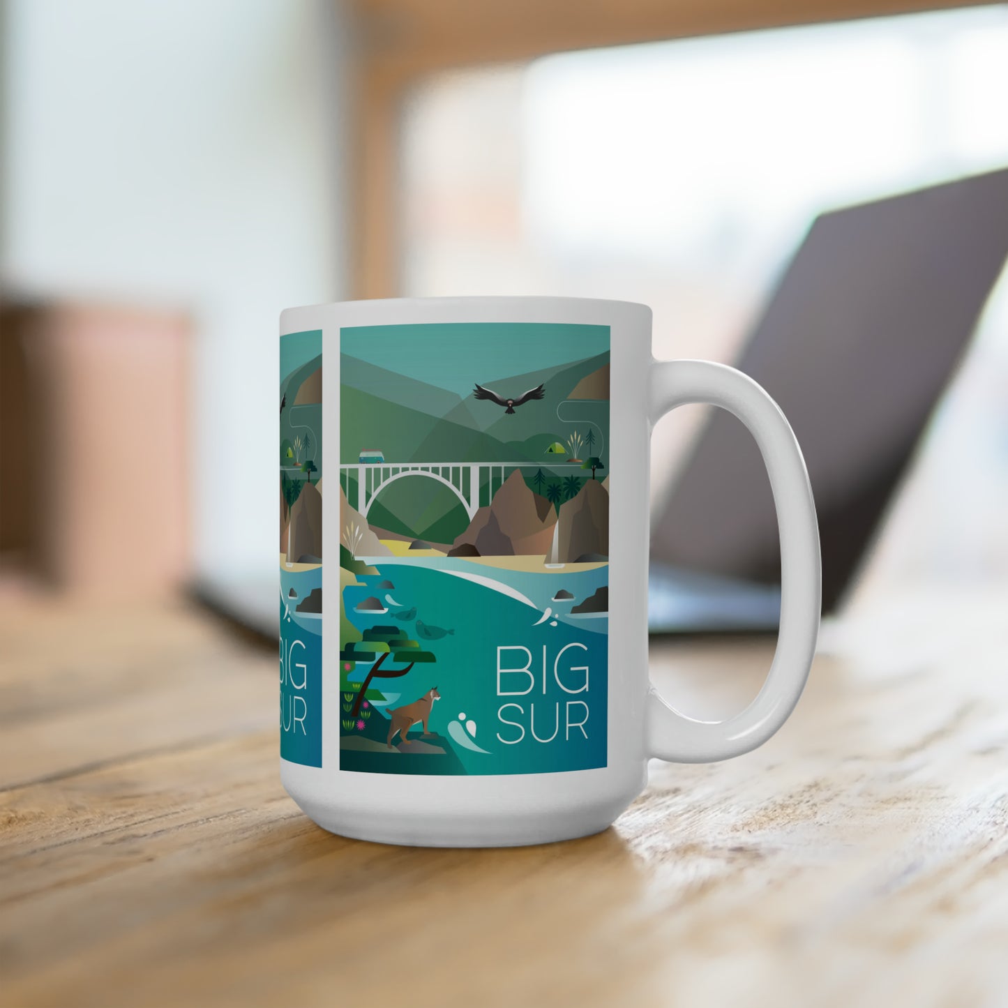 Big Sur Ceramic Mug 11oz or 15oz