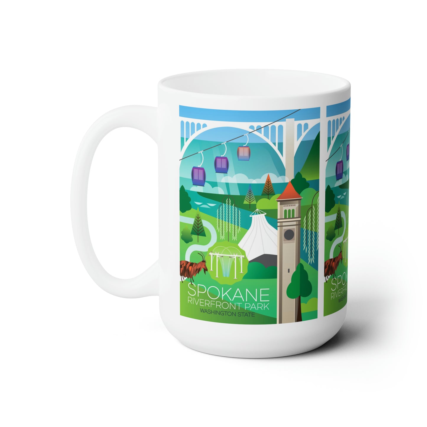 Tasse en céramique Spokane 11oz ou 15oz