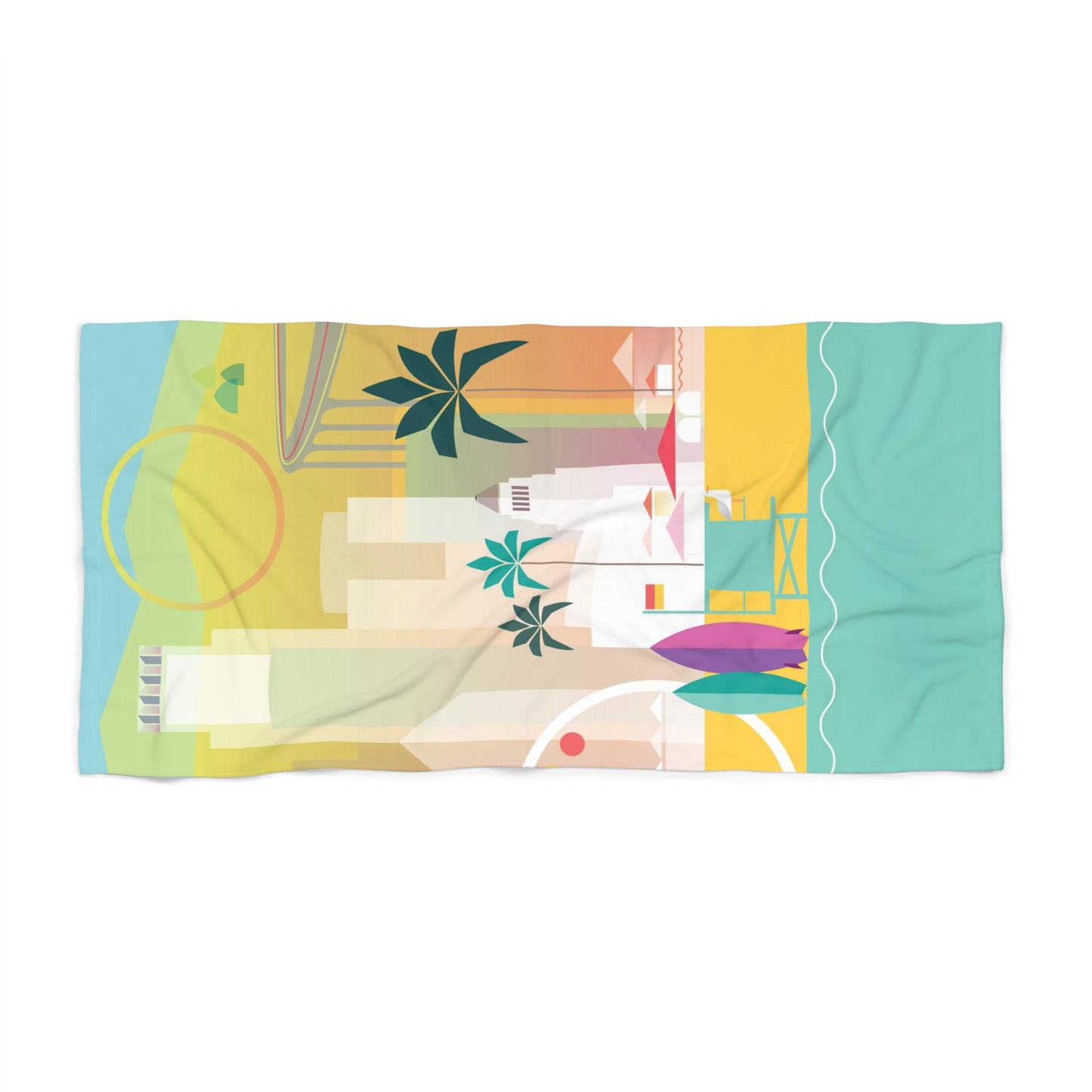 Los Angeles Beach Towel