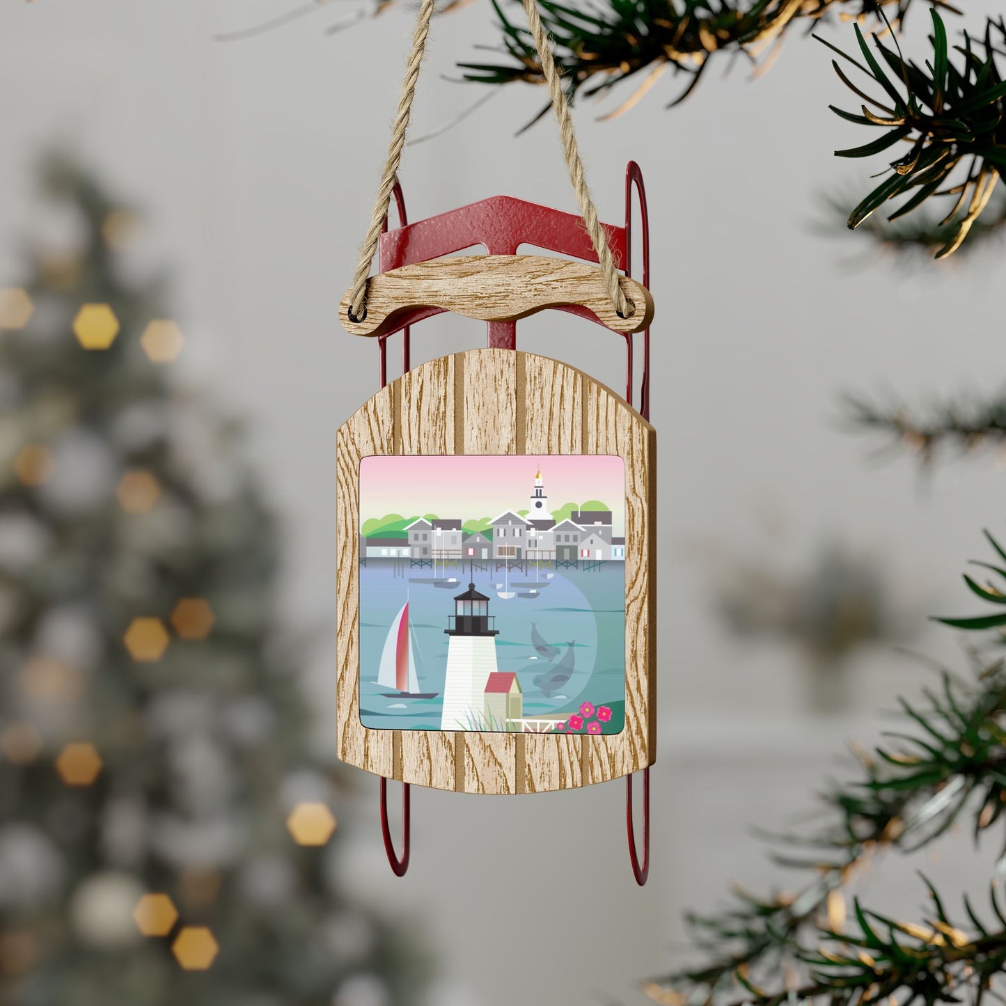 Nantucket Sled Ornament