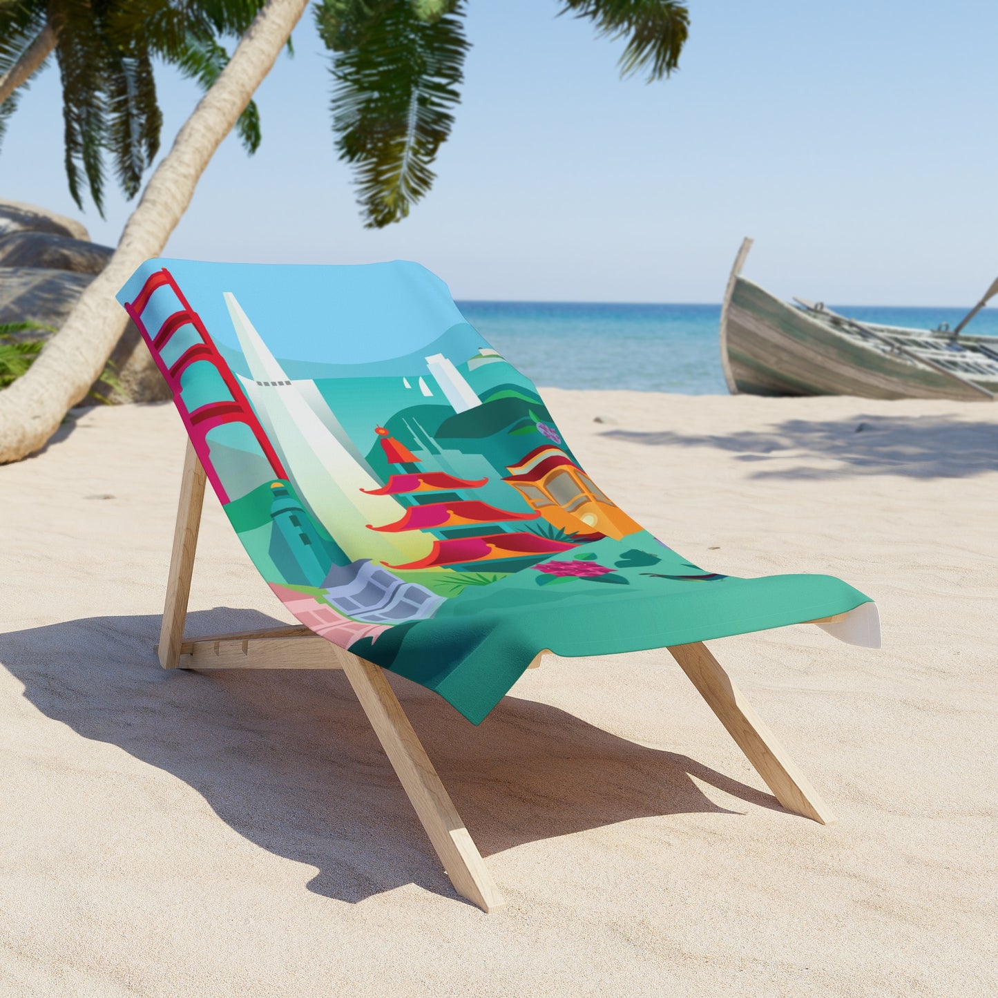 San Francisco Beach Towel
