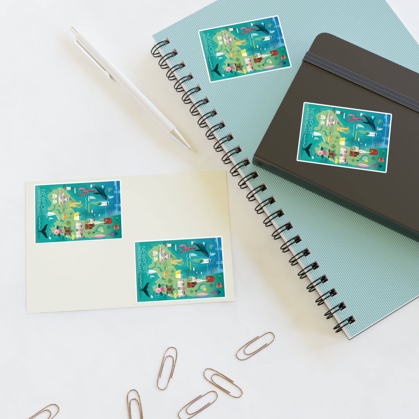 Feuille d’autocollants Newport