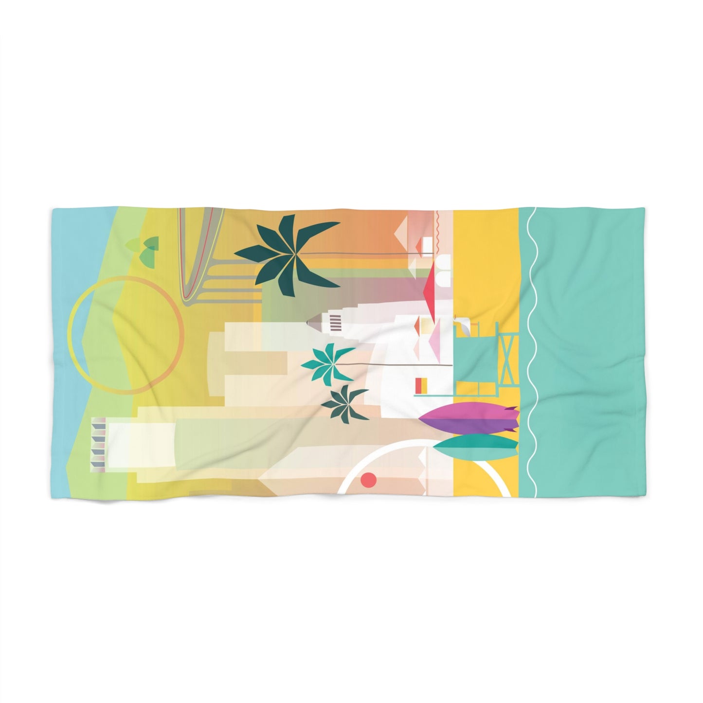 Los Angeles Beach Towel