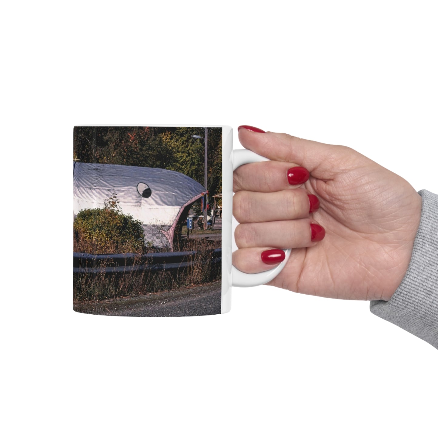 ROADSIDE MUGS - Fish Inn Keramikbecher 11oz