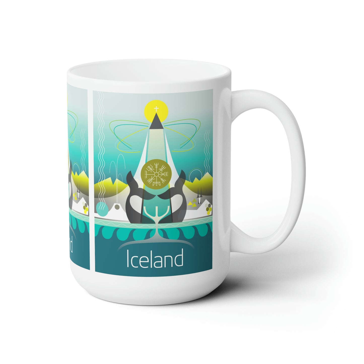 Iceland Ceramic Mug 11oz or 15oz