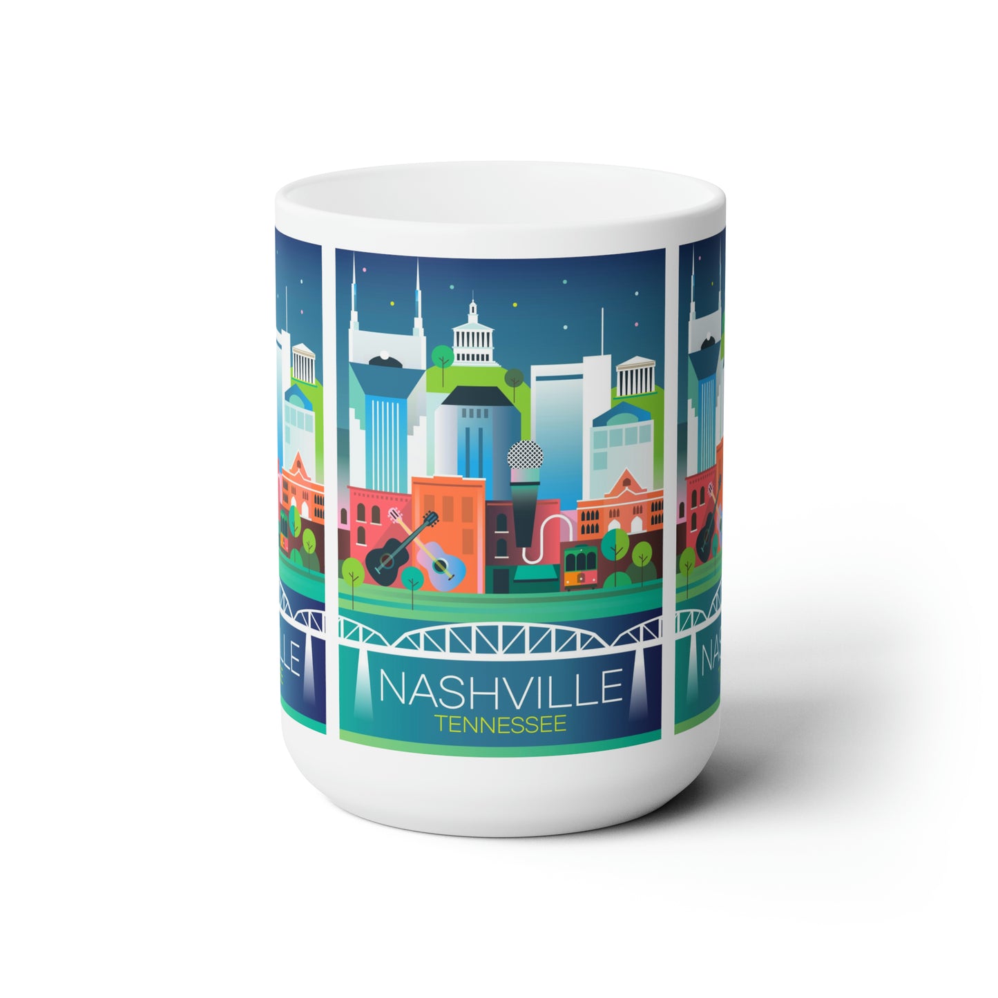 Nashville Keramiktasse 11oz oder 15oz
