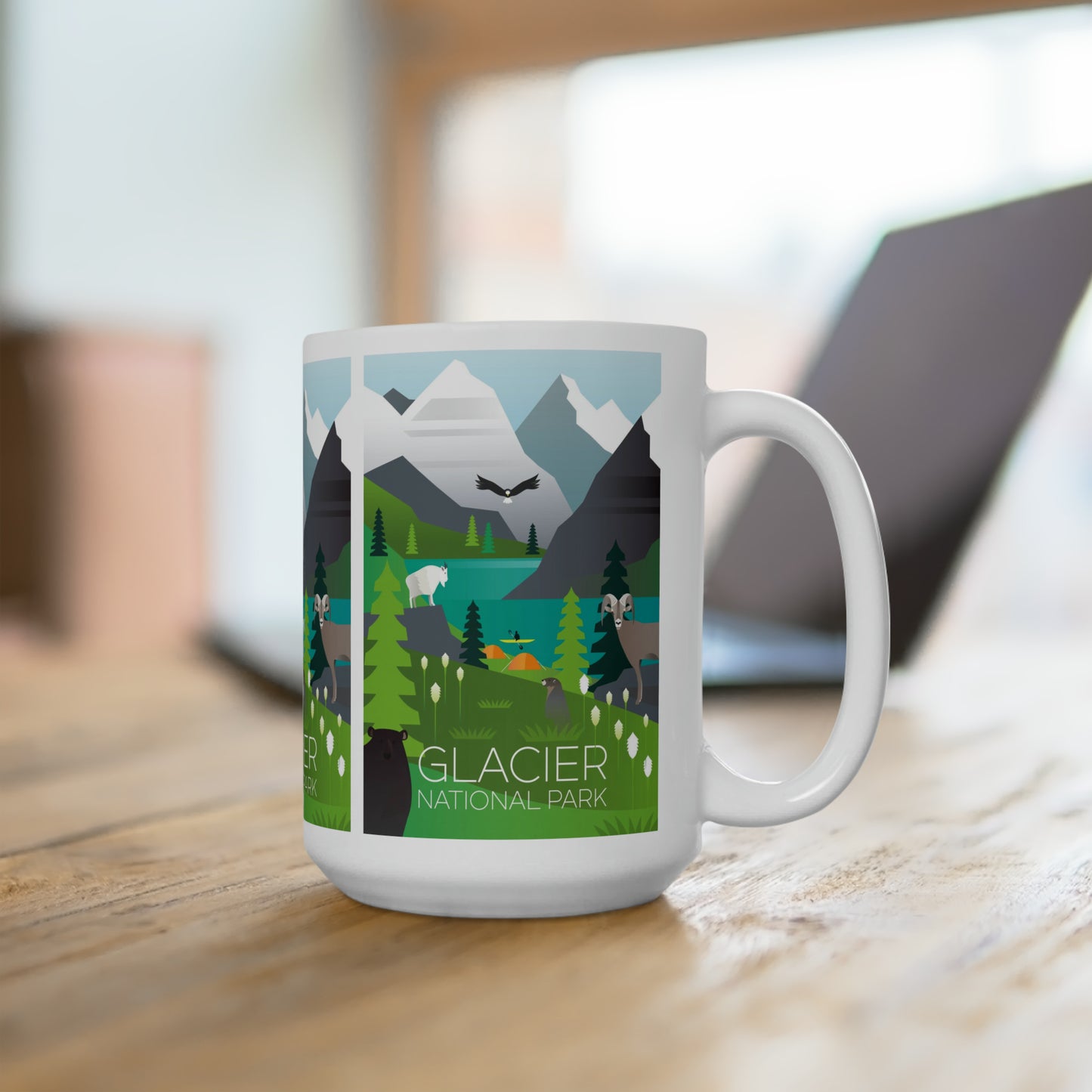 Glacier National Park Keramiktasse 11oz oder 15oz