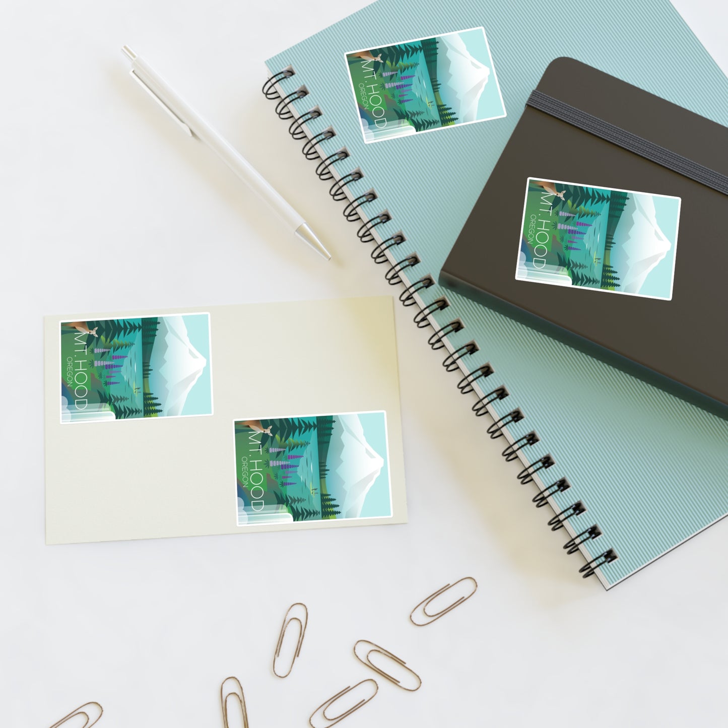 Feuille d’autocollants pour capot de montage