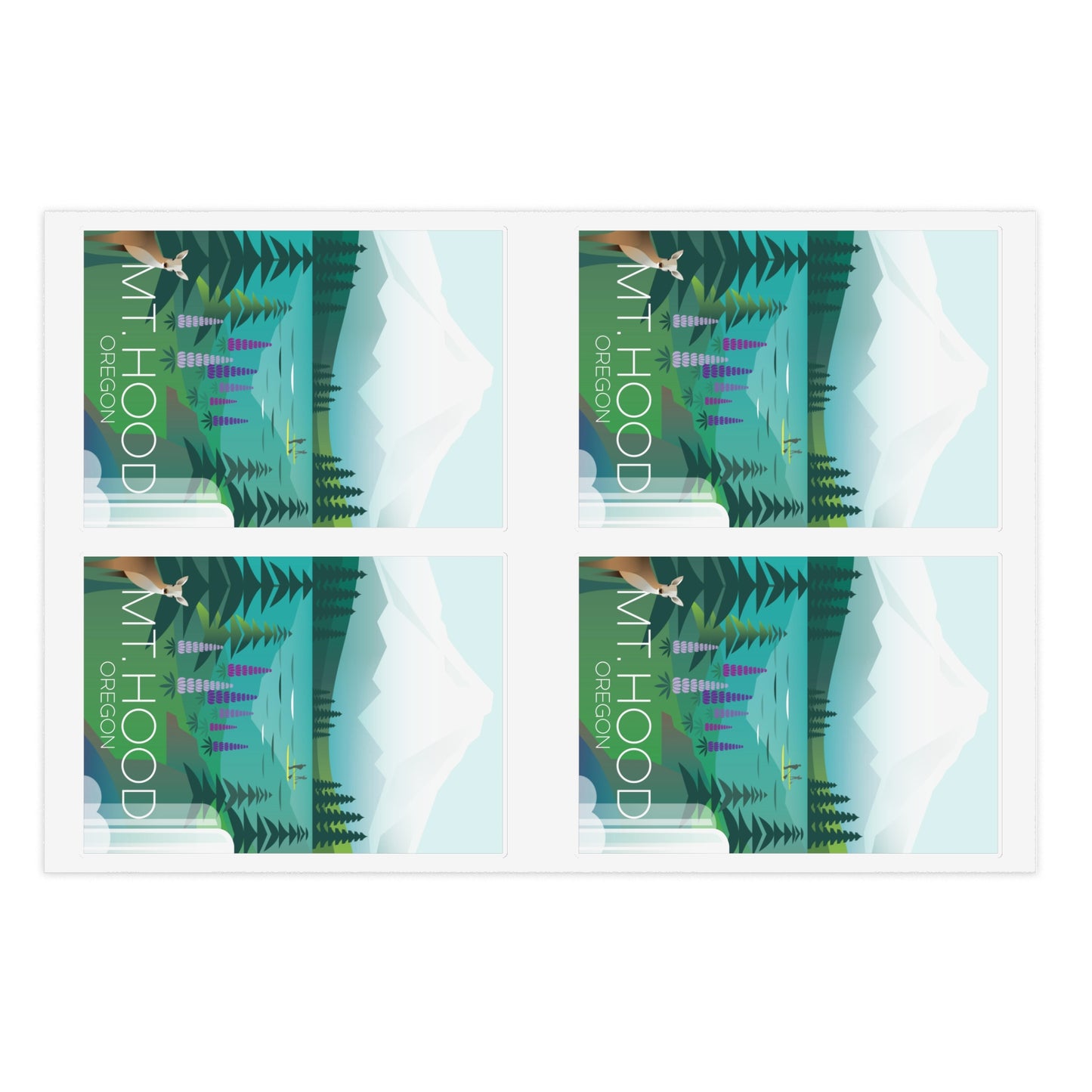 Feuille d’autocollants pour capot de montage