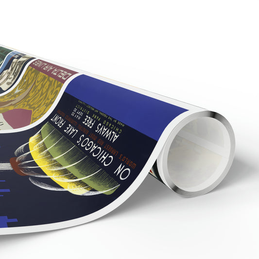 World Wrapping Paper - Vintage Travel Posters - 4