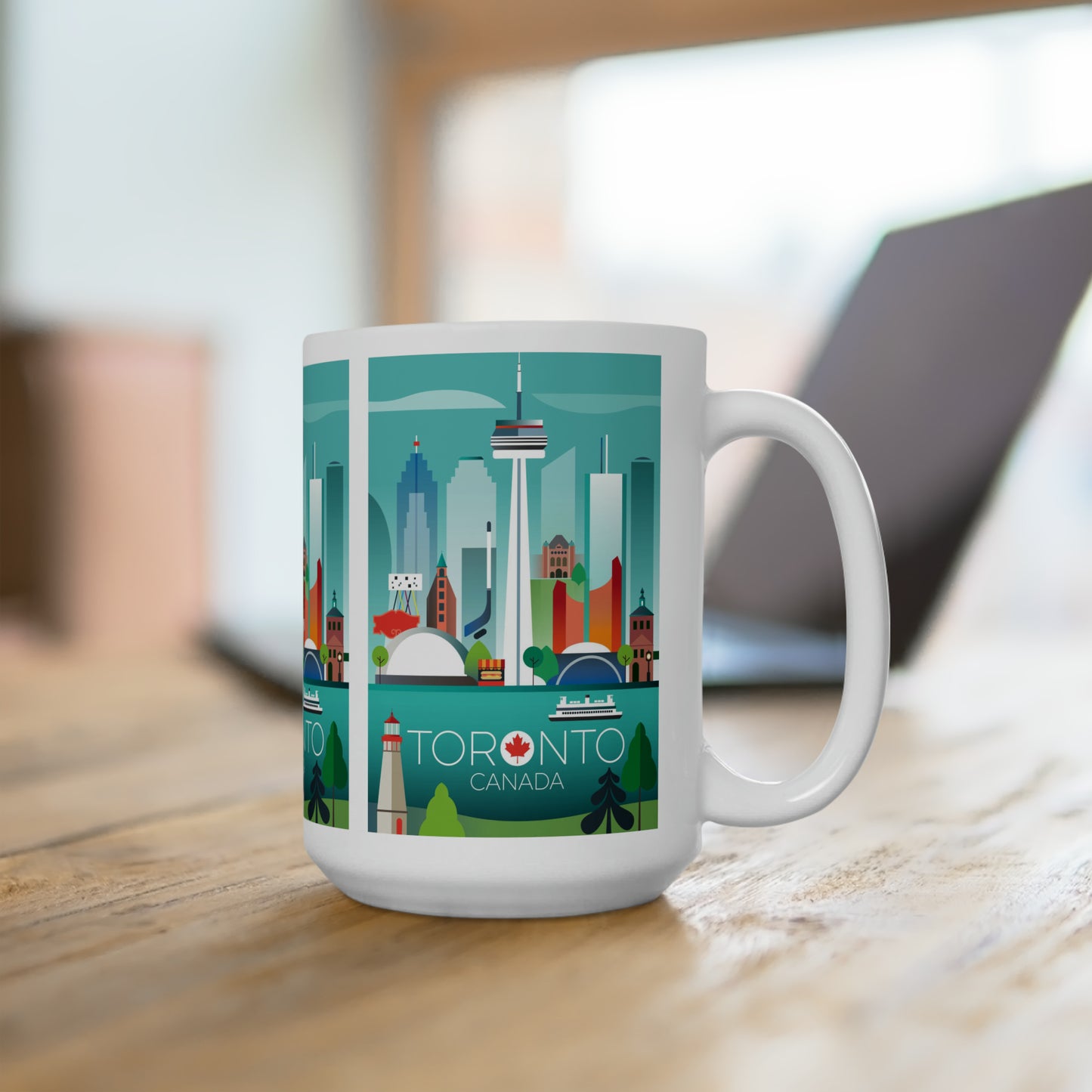 Tasse en céramique de Toronto 11oz ou 15oz