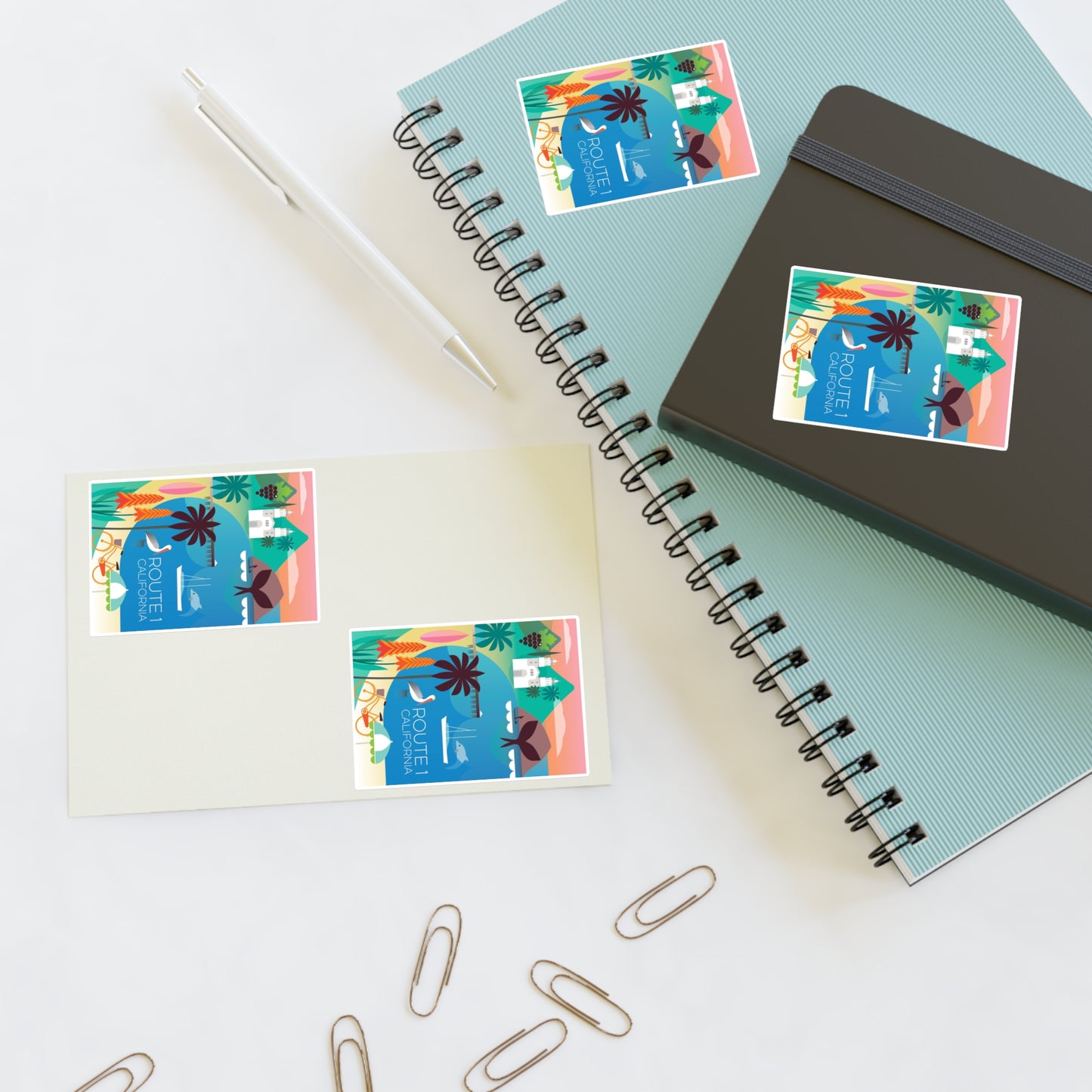 Route 1 Sticker Sheet