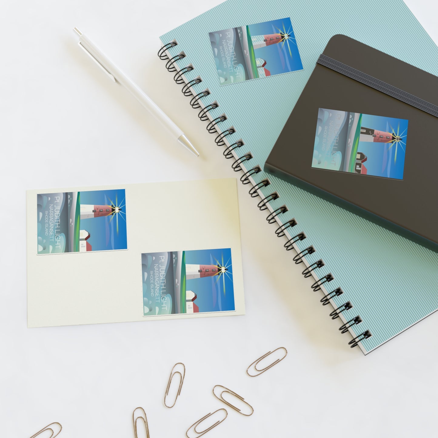 Feuille d’autocollants Point Judith