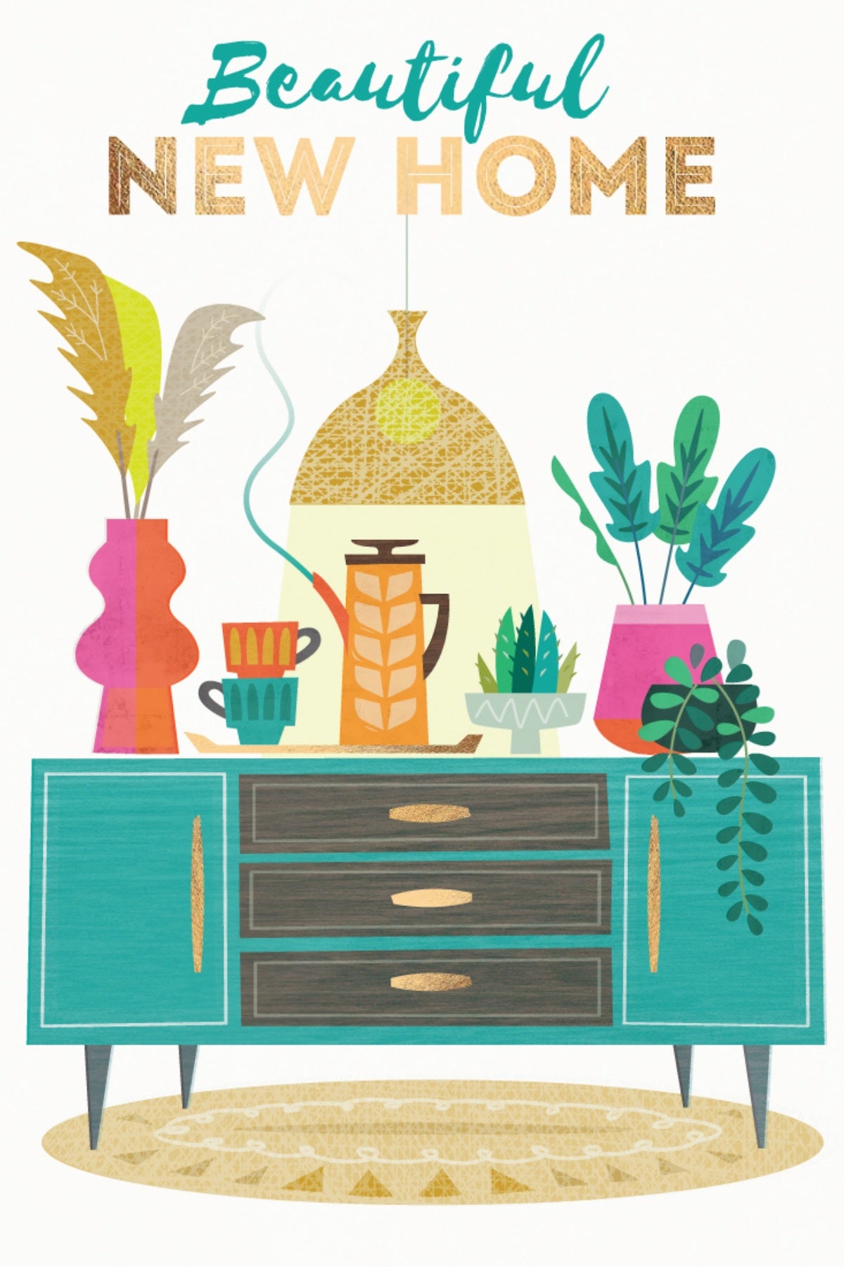 Beautiful New Home Postcard