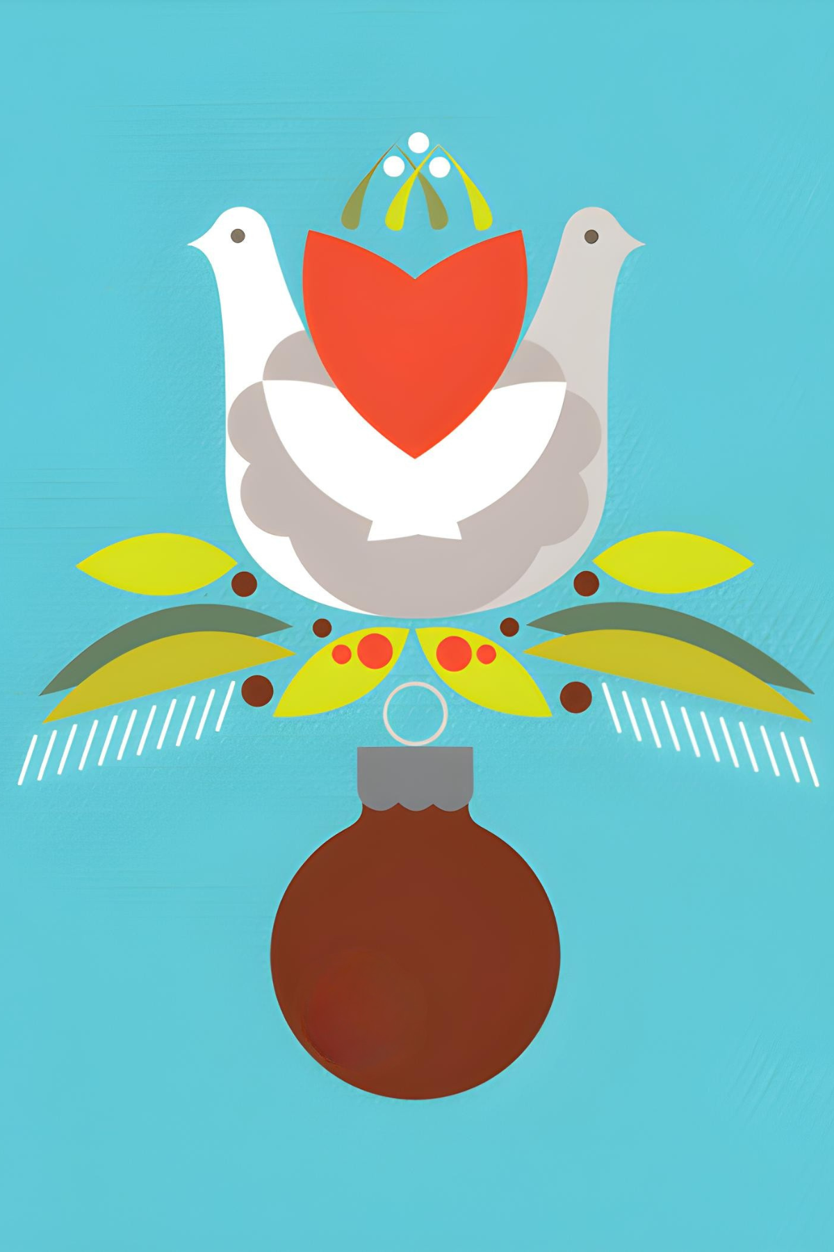 The Second Day of Christmas Postcard