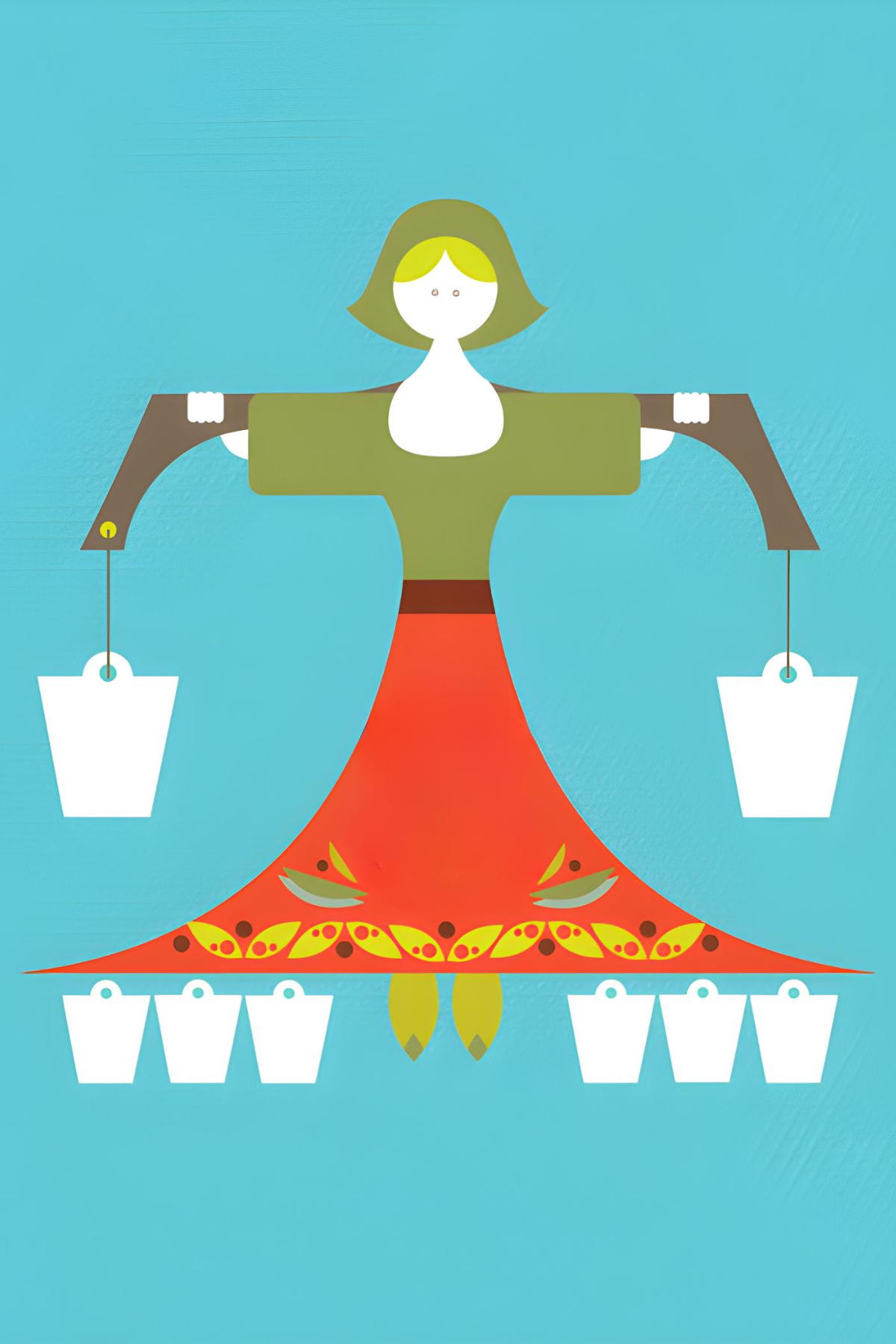 The Eighth Day of Christmas Postcard