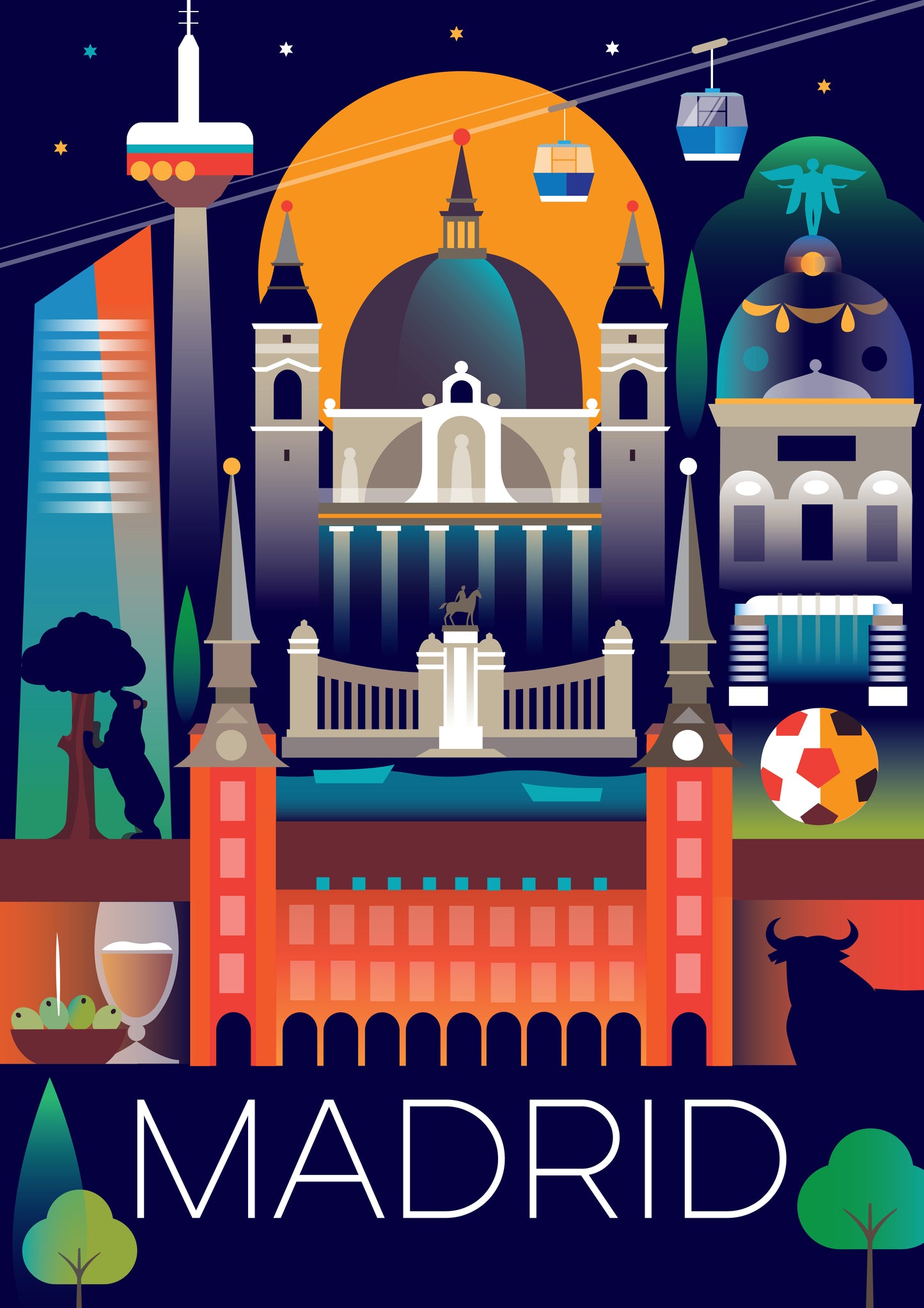 LTP - Madrid Postcard