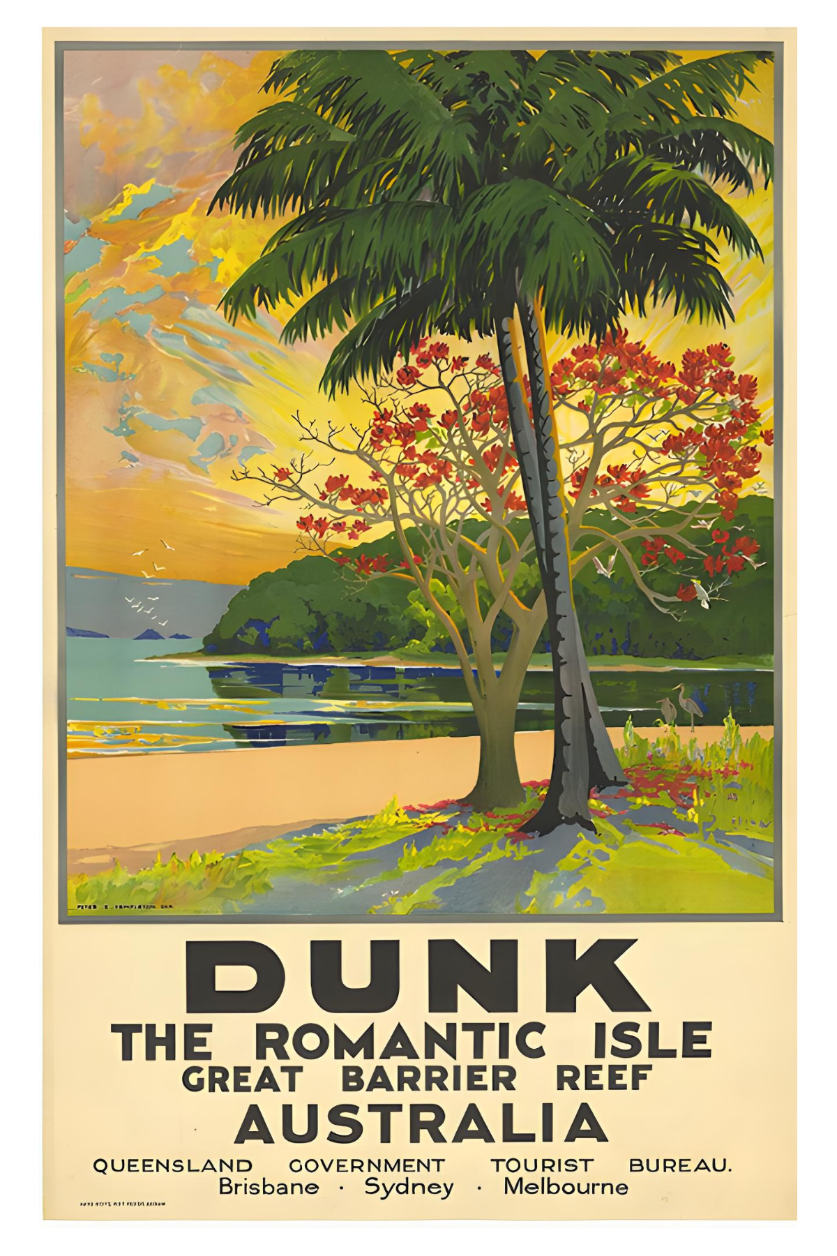 Dunk, Australia Postal Card
