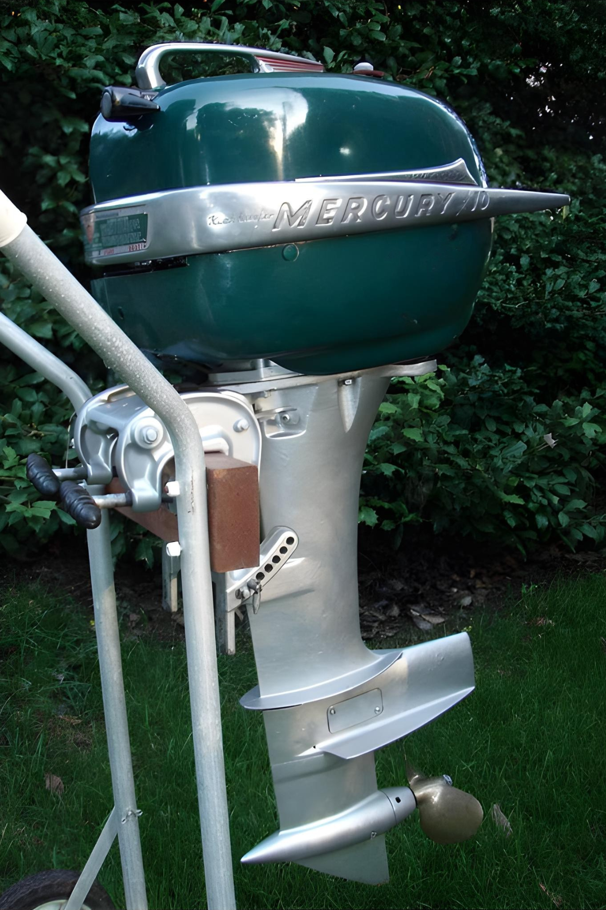 Mercury Outboard Motor Postal Card