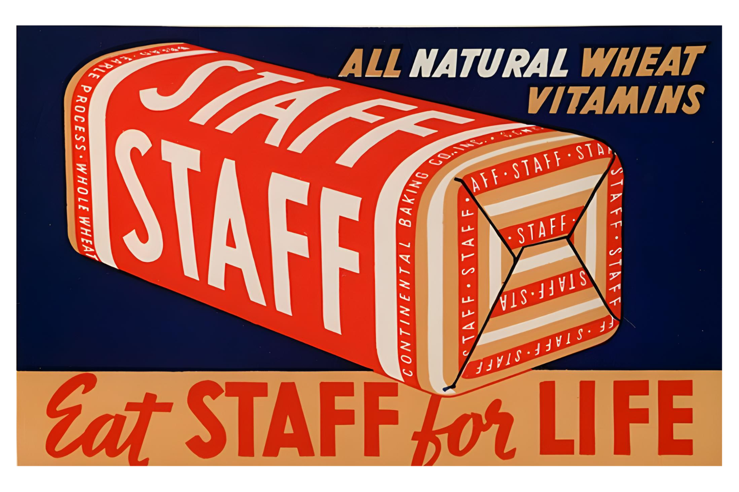 Staff for Life Bread Postal Card
