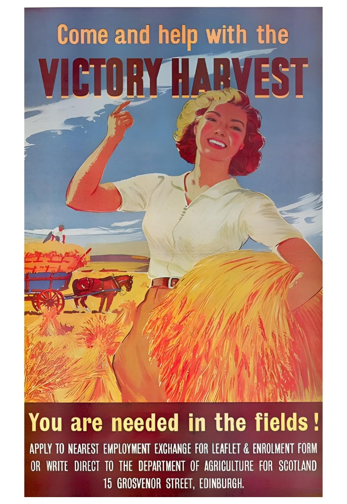 Victory Harvest Postal Card