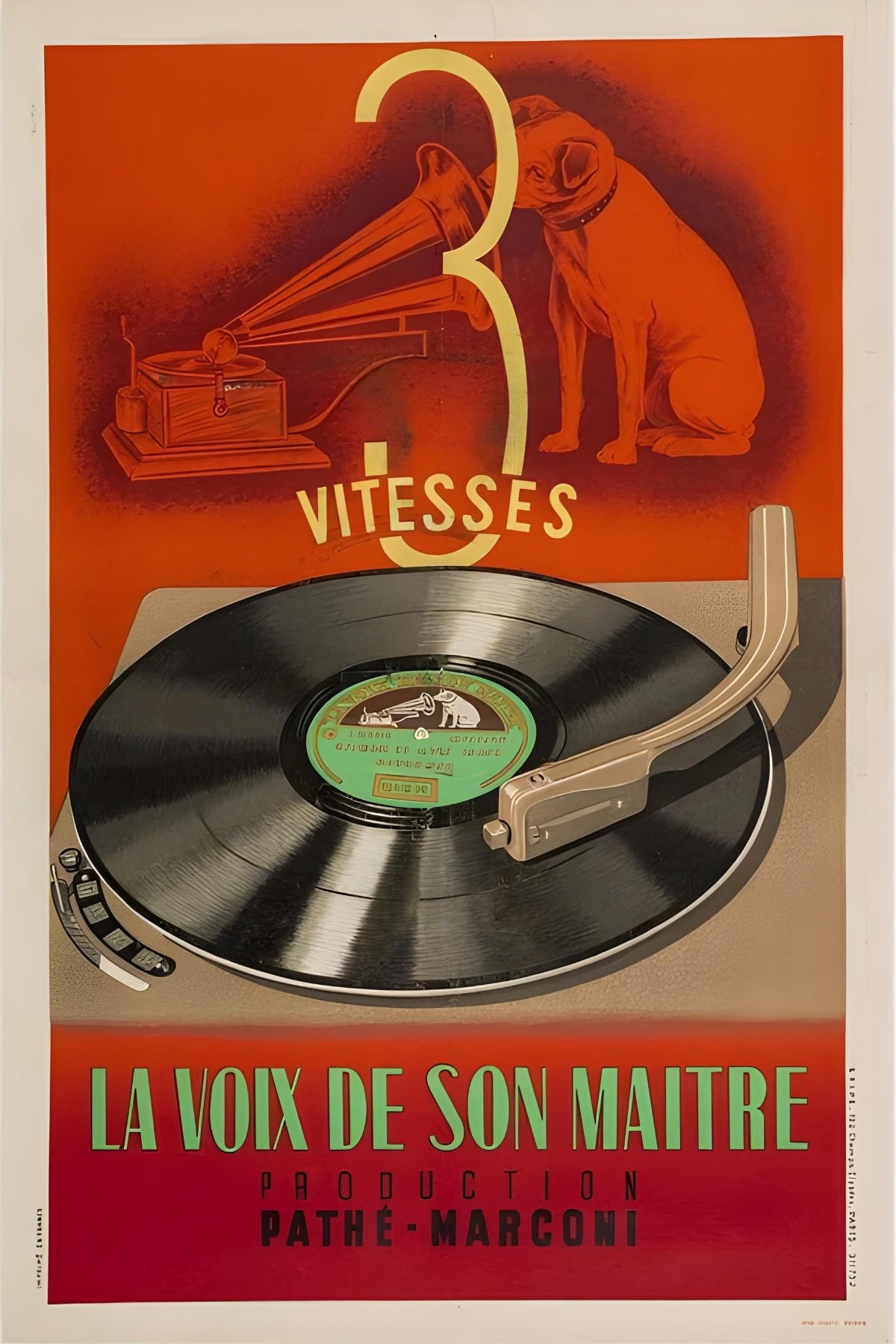 La Voix de Son Maitre Postal Card