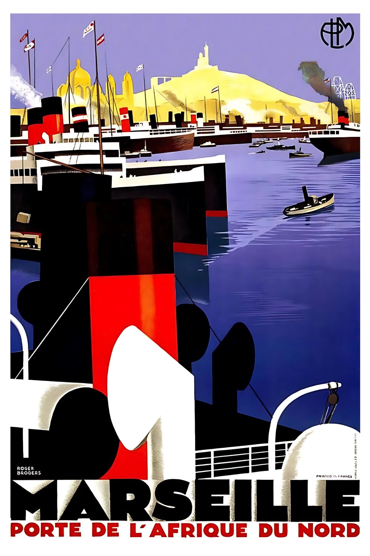 Marseille Postal Card