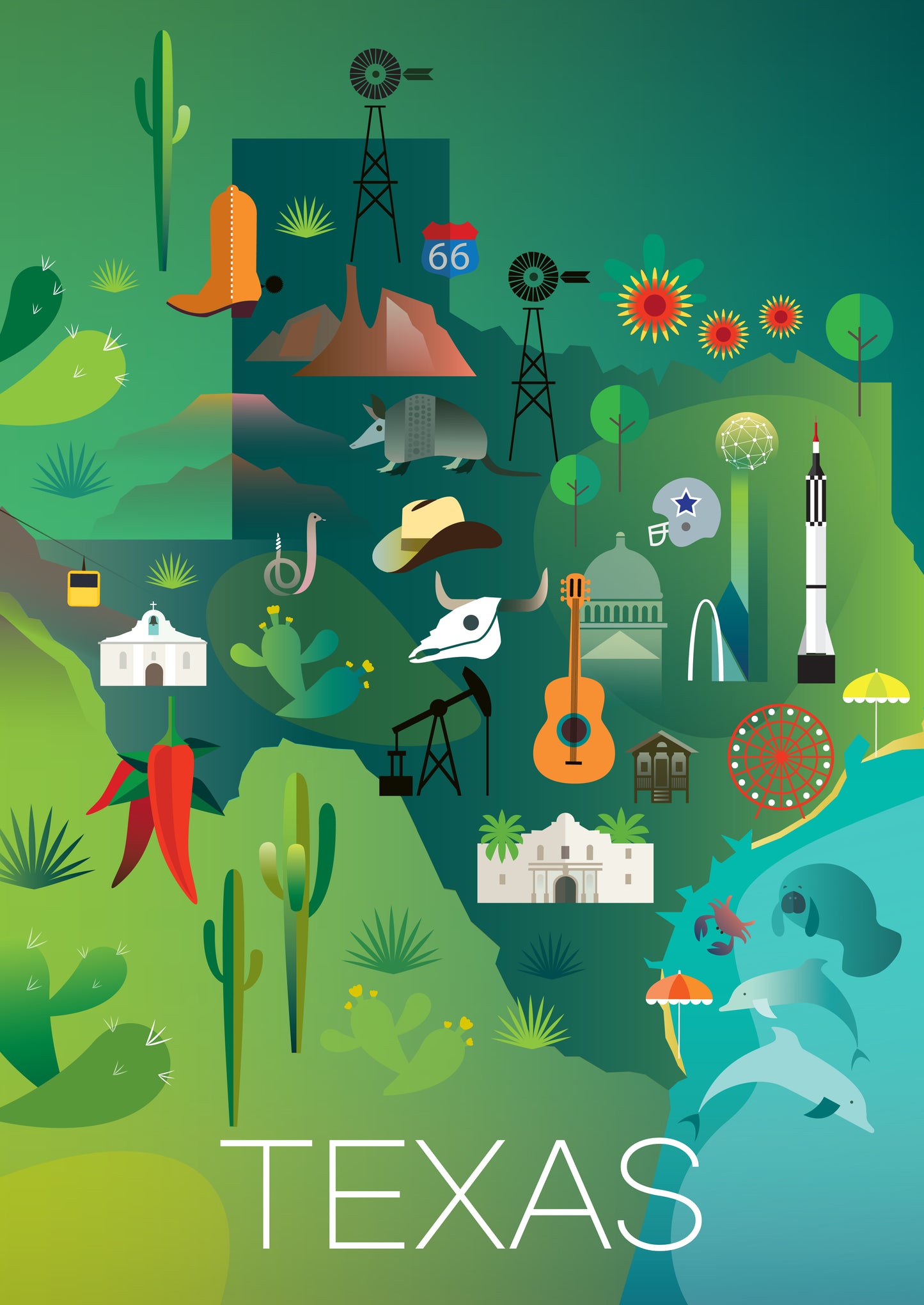 LTP - Texas Postcard