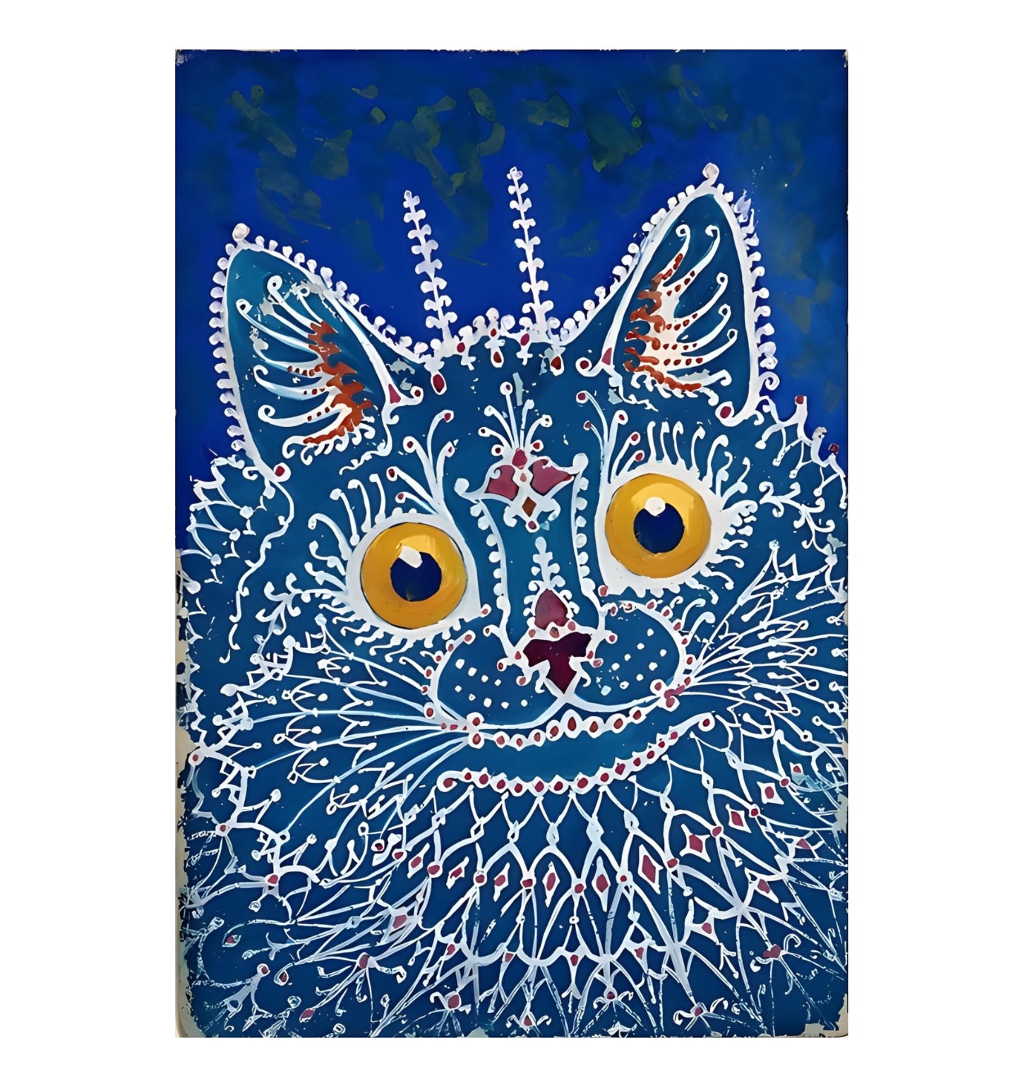 LTP - Blue Cat Postal Card