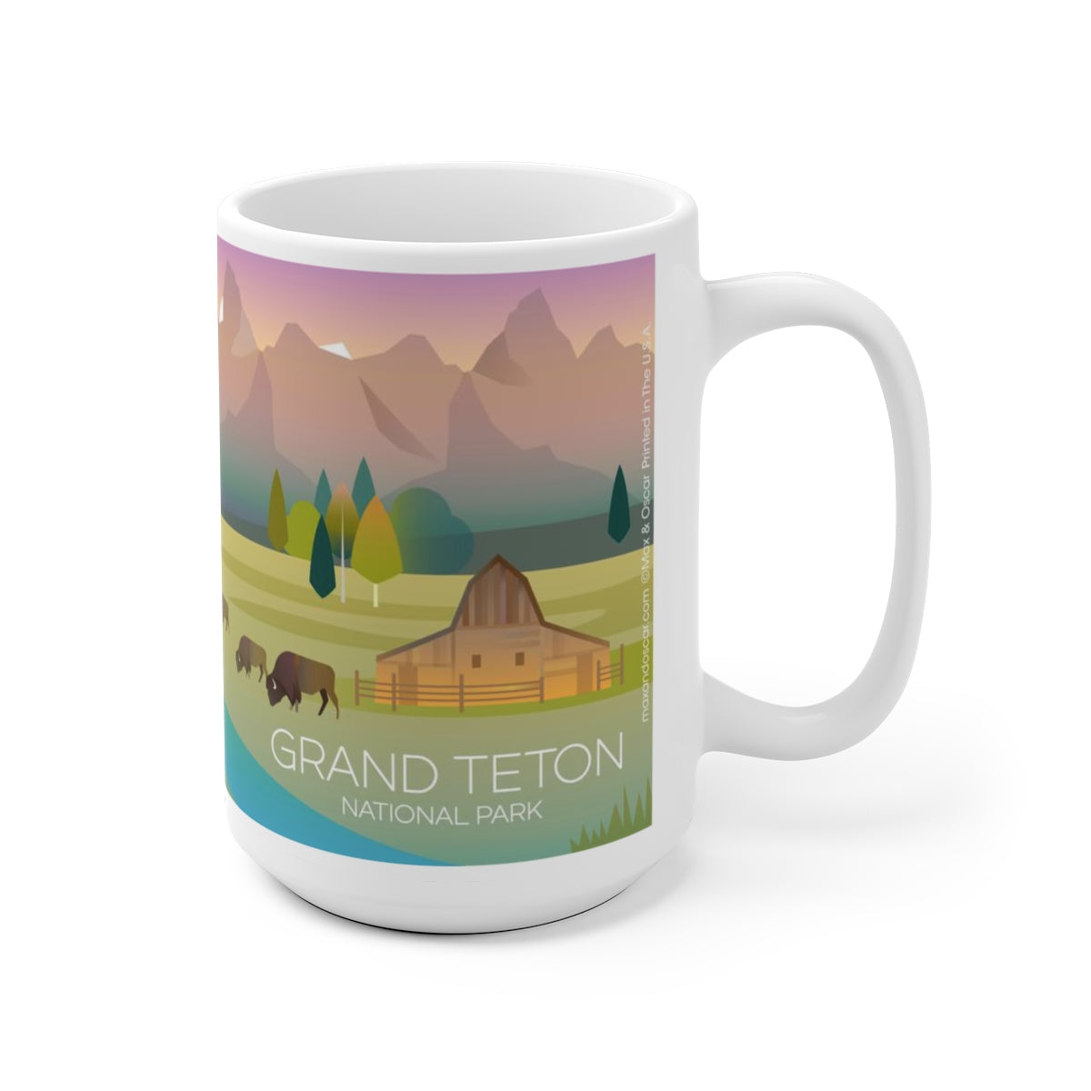 GRAND TETON NATIONAL PARK 11 OZ ODER 15 OZ KERAMIKBECHER
