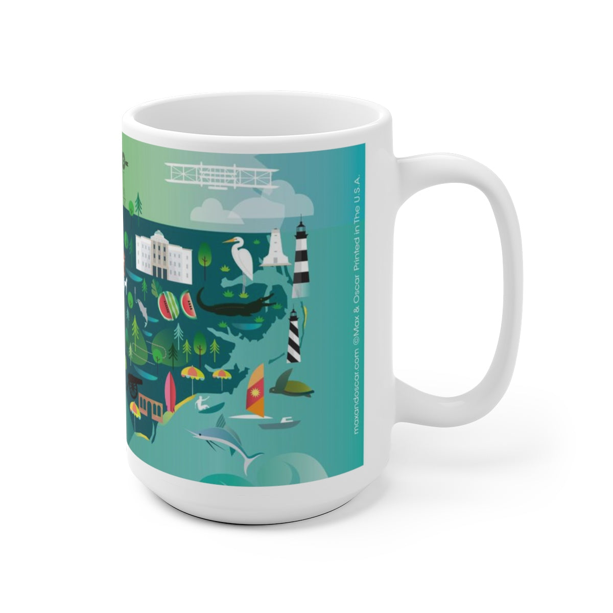 NORTH CAROLINA 11 OZ OR 15 OZ CERAMIC MUG