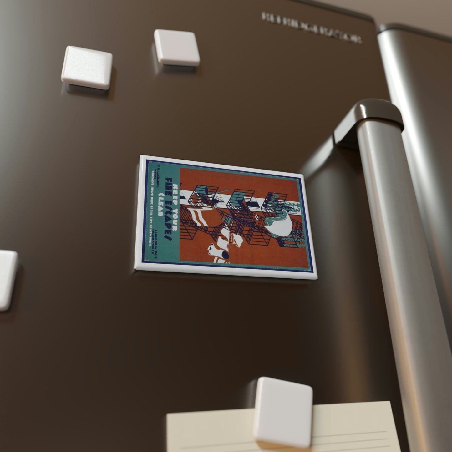 Keep Your Fire Escapes Clear Magnet