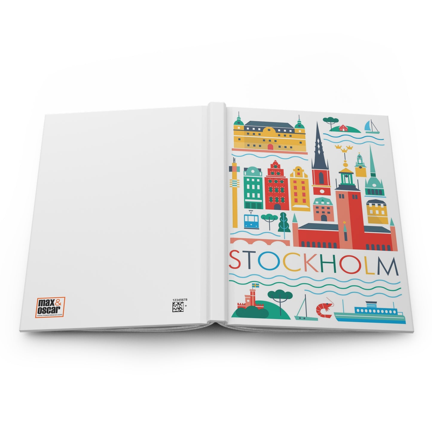 Stockholm Scandi Hardcover-Tagebuch