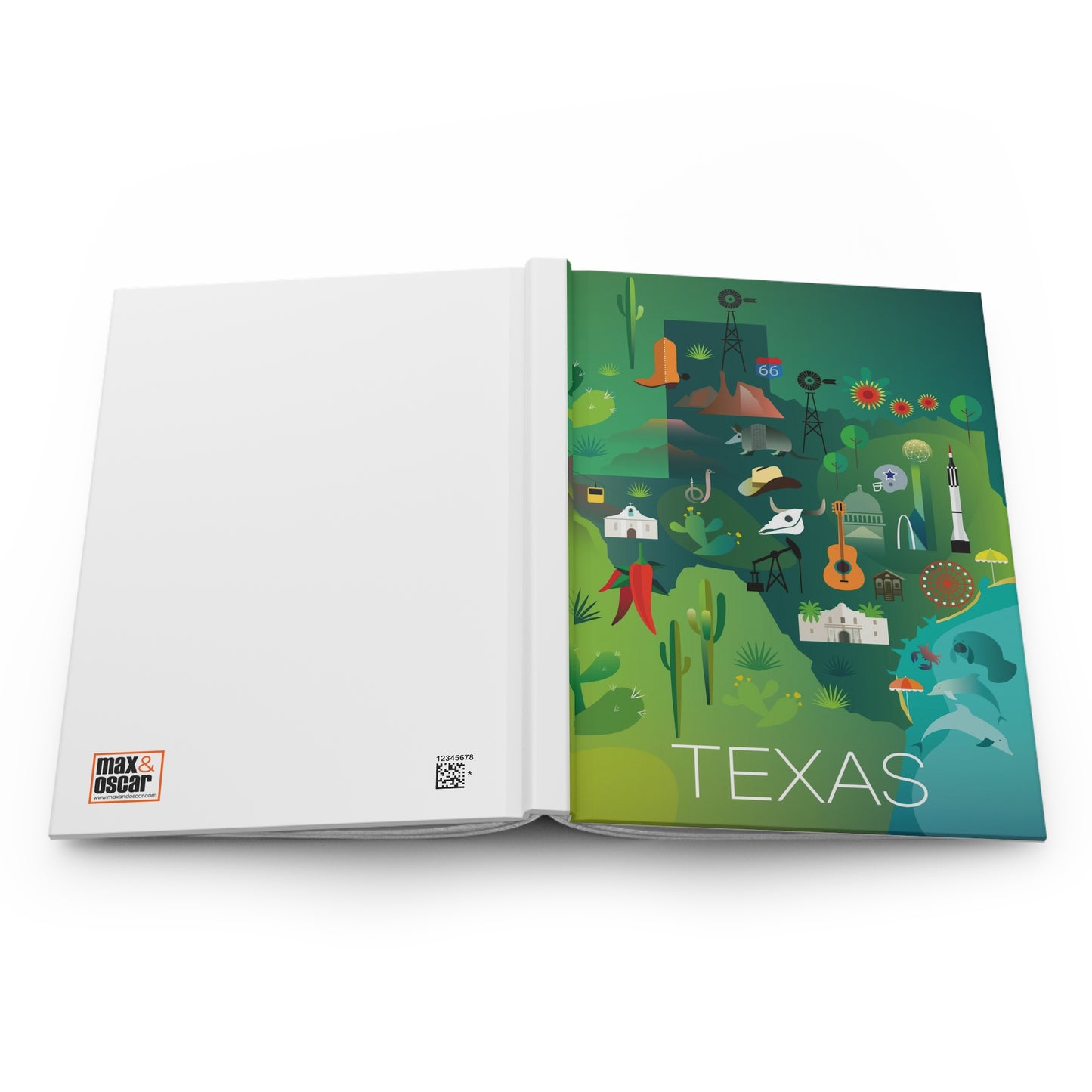 Texas-Hardcover-Tagebuch