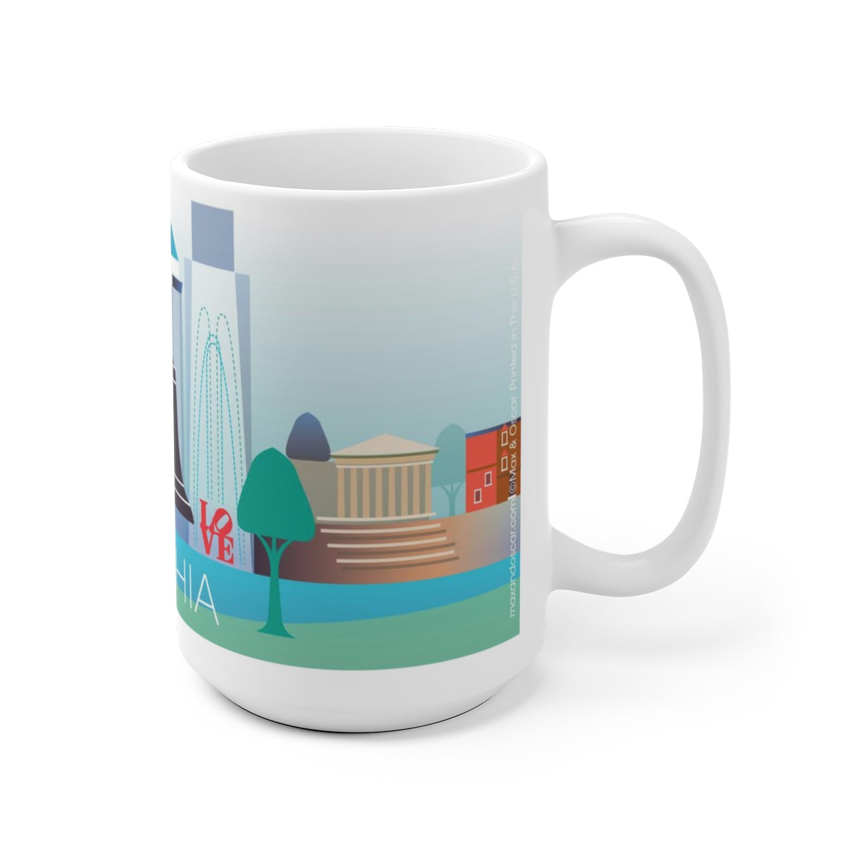 PHILADELPHIA 11 OZ OR 15 OZ CERAMIC MUG