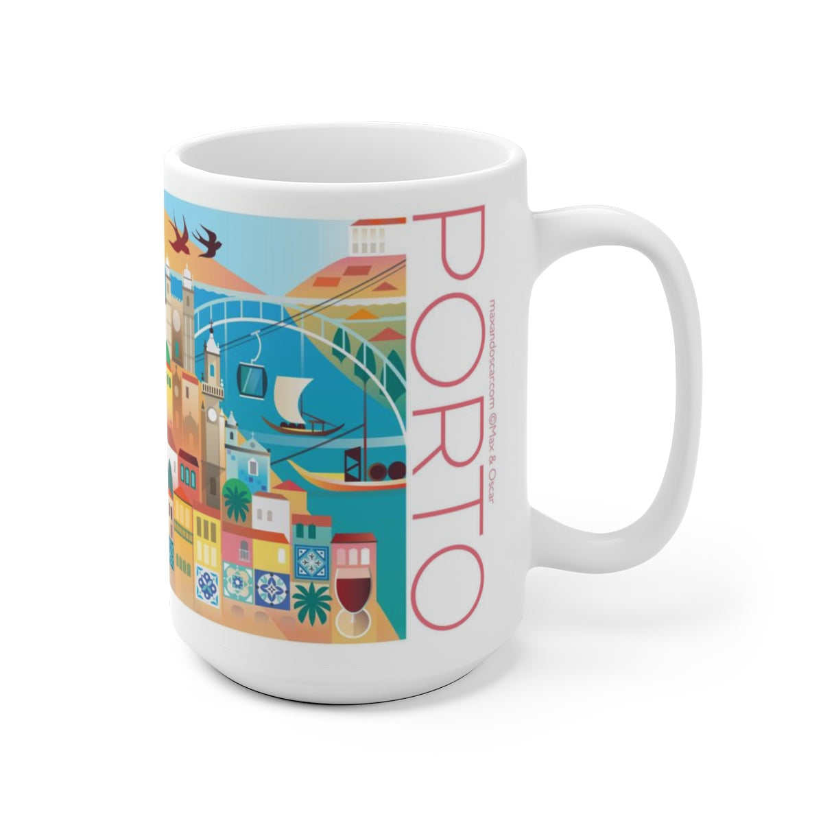 PORTO 11 OZ ODER 15 OZ KERAMIKBECHER