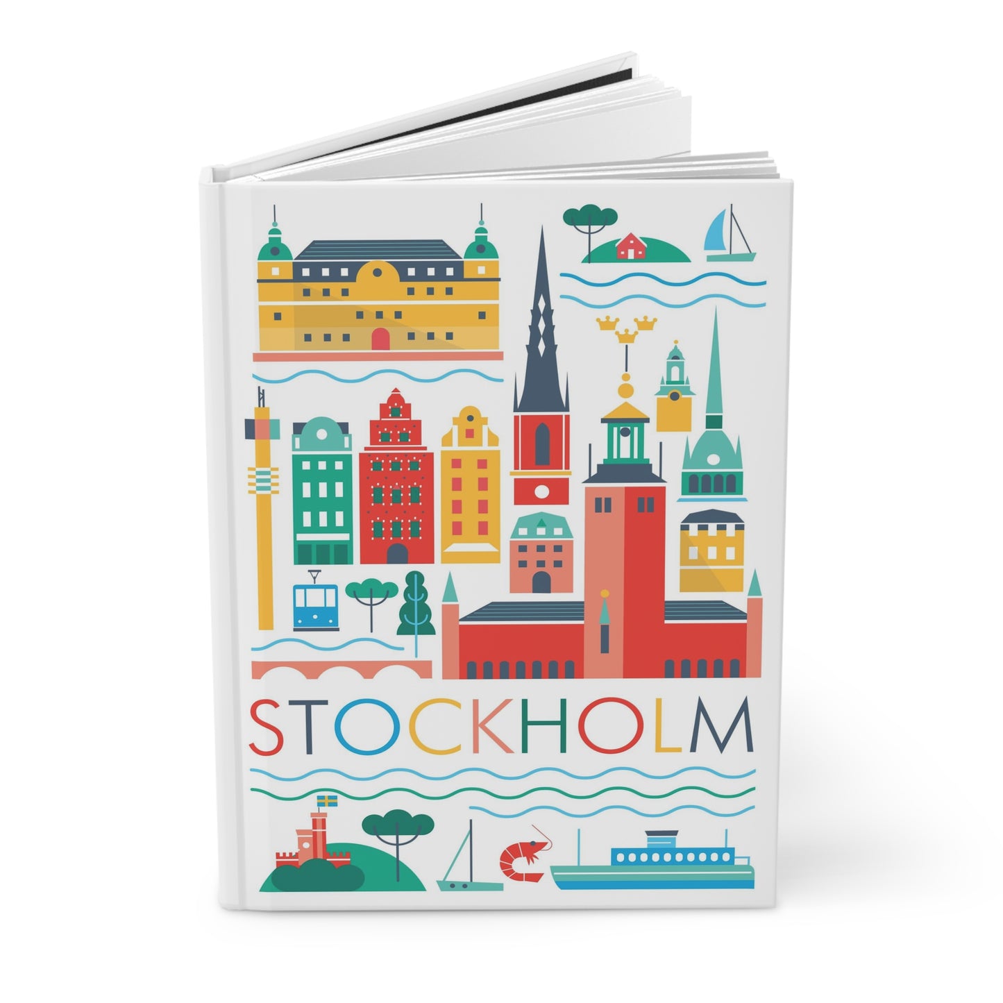 Stockholm Scandi Hardcover-Tagebuch