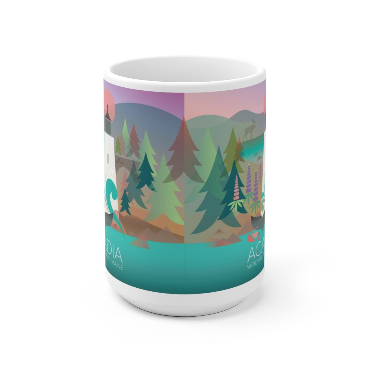 PARC NATIONAL D'ACADIA TASSE EN CÉRAMIQUE DE 11 OZ OU 15 OZ