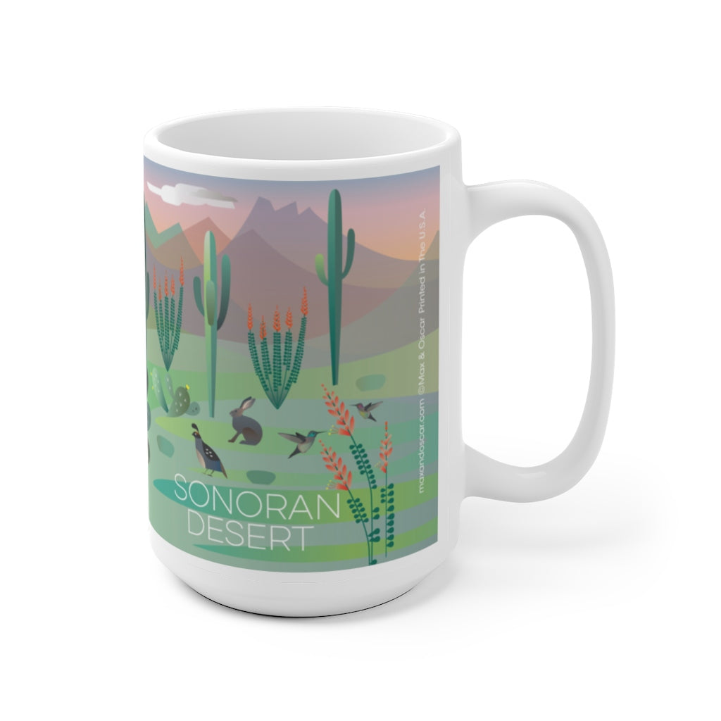 DÉSERT DE SONORAN TASSE EN CÉRAMIQUE 11 OZ OU 15 OZ