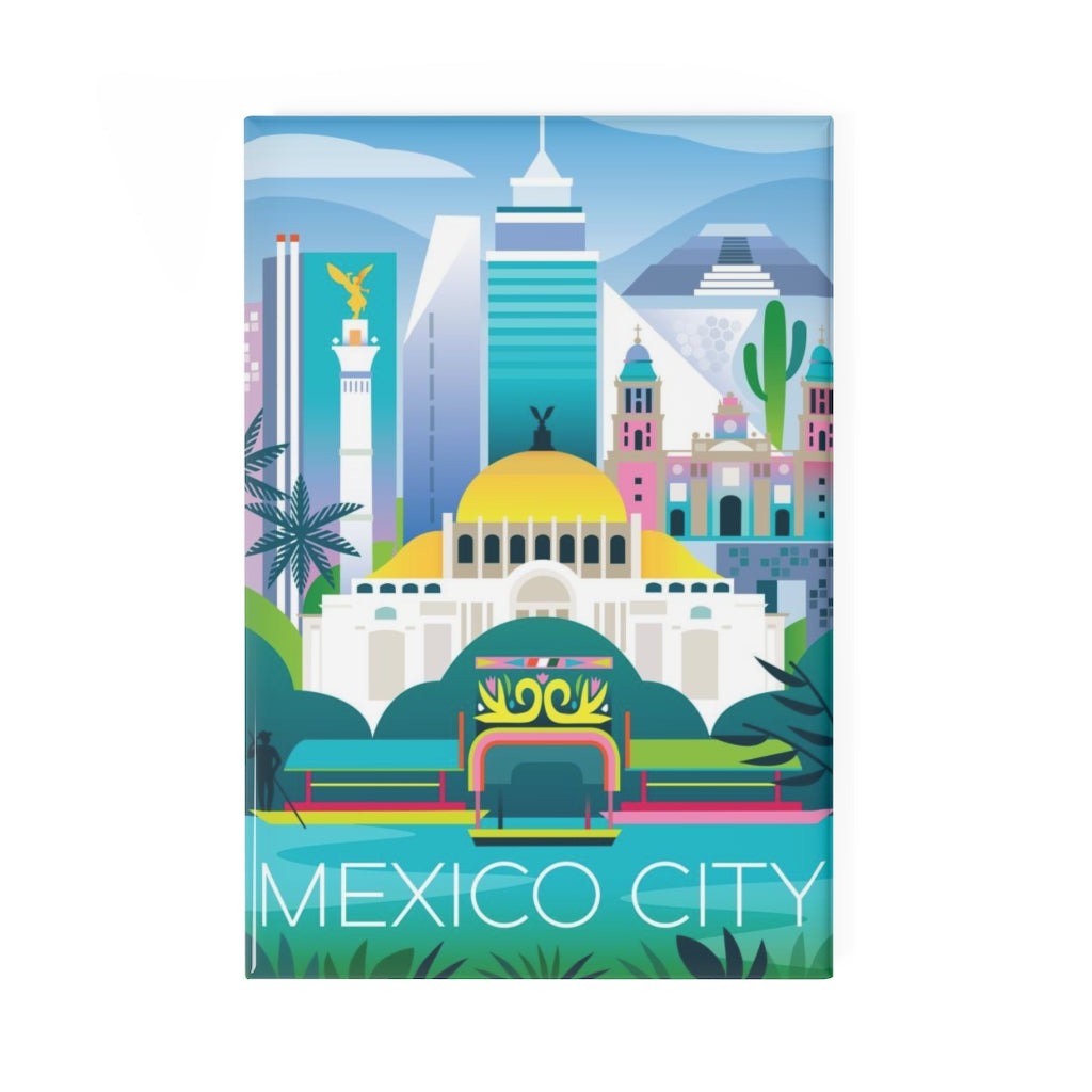 MEXIKO-STADT-KÜHLSCHRANKMAGNET