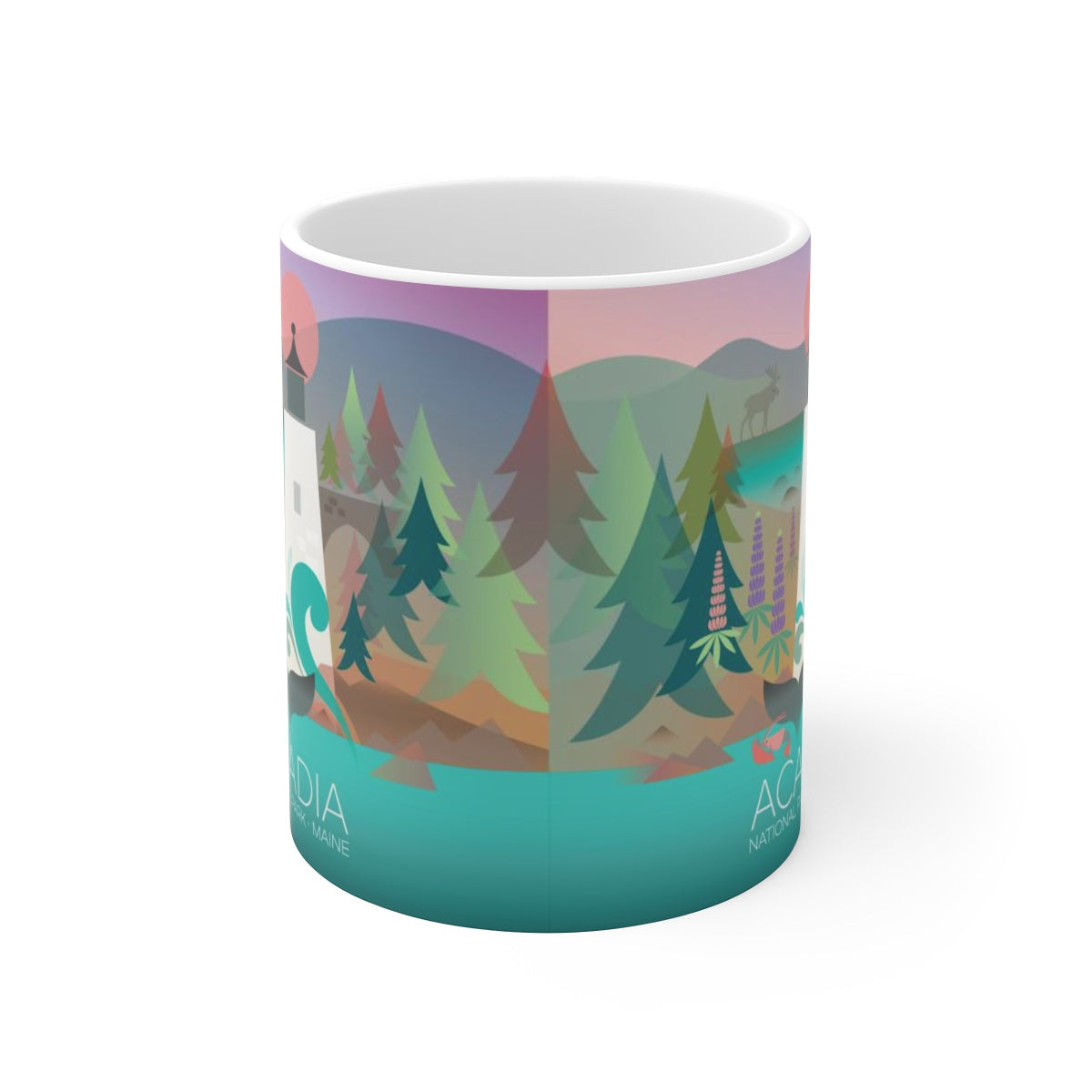 PARC NATIONAL D'ACADIA TASSE EN CÉRAMIQUE DE 11 OZ OU 15 OZ