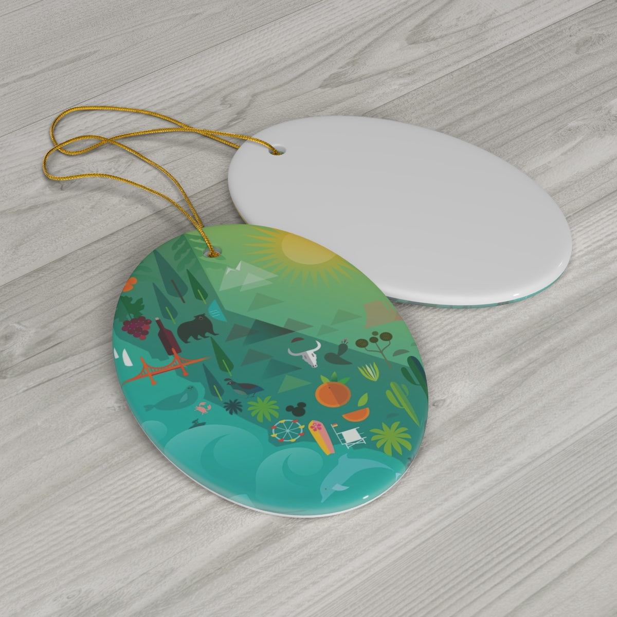 Kalifornisches Keramikornament